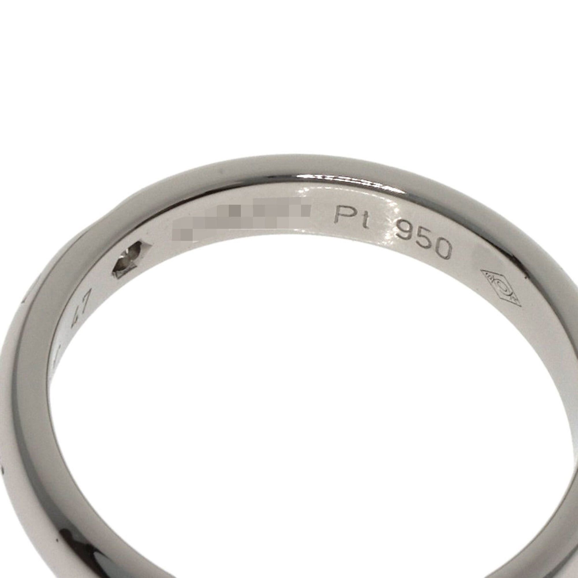 Cartier Cartier C de Diamond Ring #47 Platinum PT950 Women's CARTIER Size ONE SIZE - 5 Thumbnail