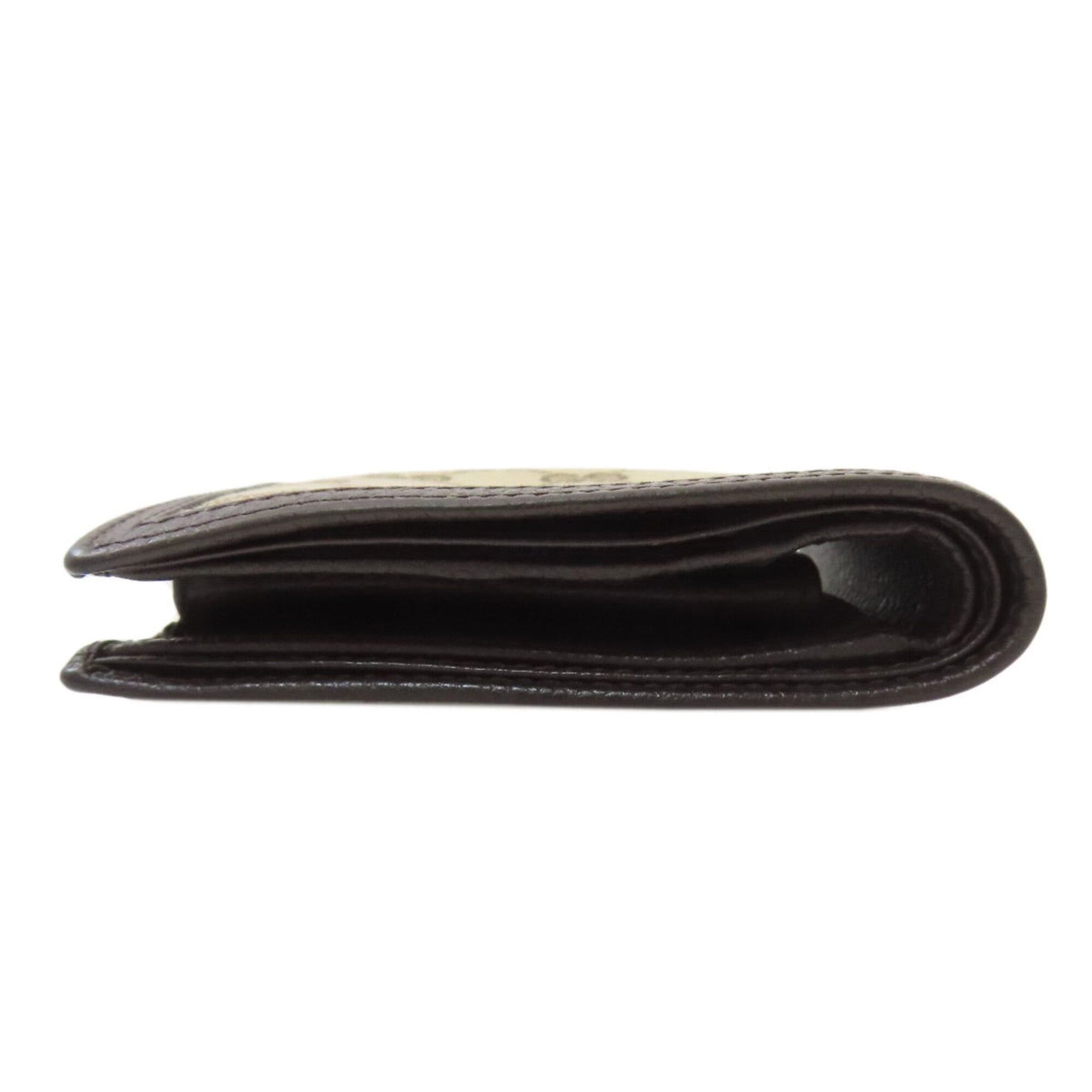 Gucci Gucci 150413 Outlet GG Bi-fold Wallet Canvas/Leather Women's GUCCI Size ONE SIZE - 3 Thumbnail