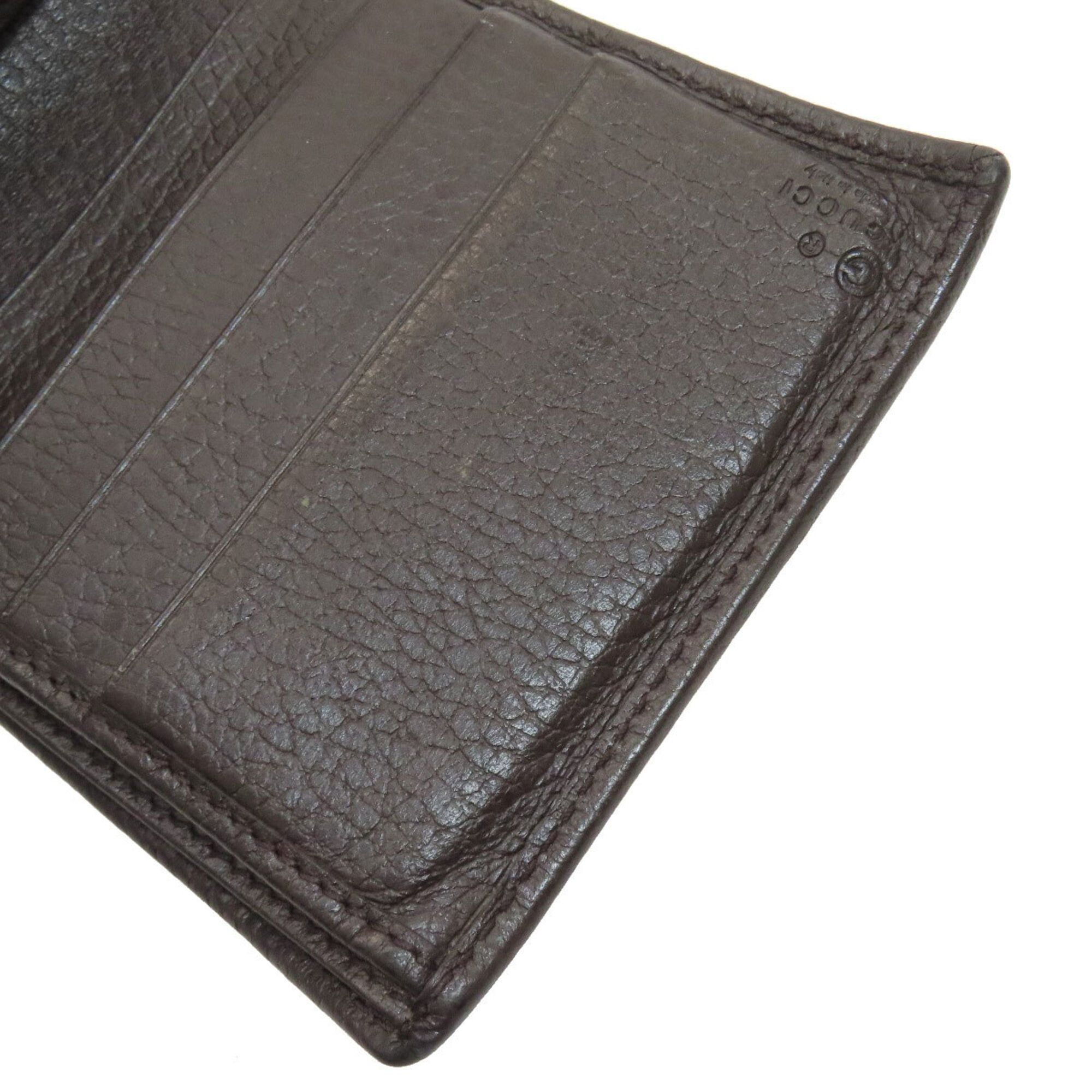 Gucci Gucci 150413 Outlet GG Bi-fold Wallet Canvas/Leather Women's GUCCI Size ONE SIZE - 11 Thumbnail