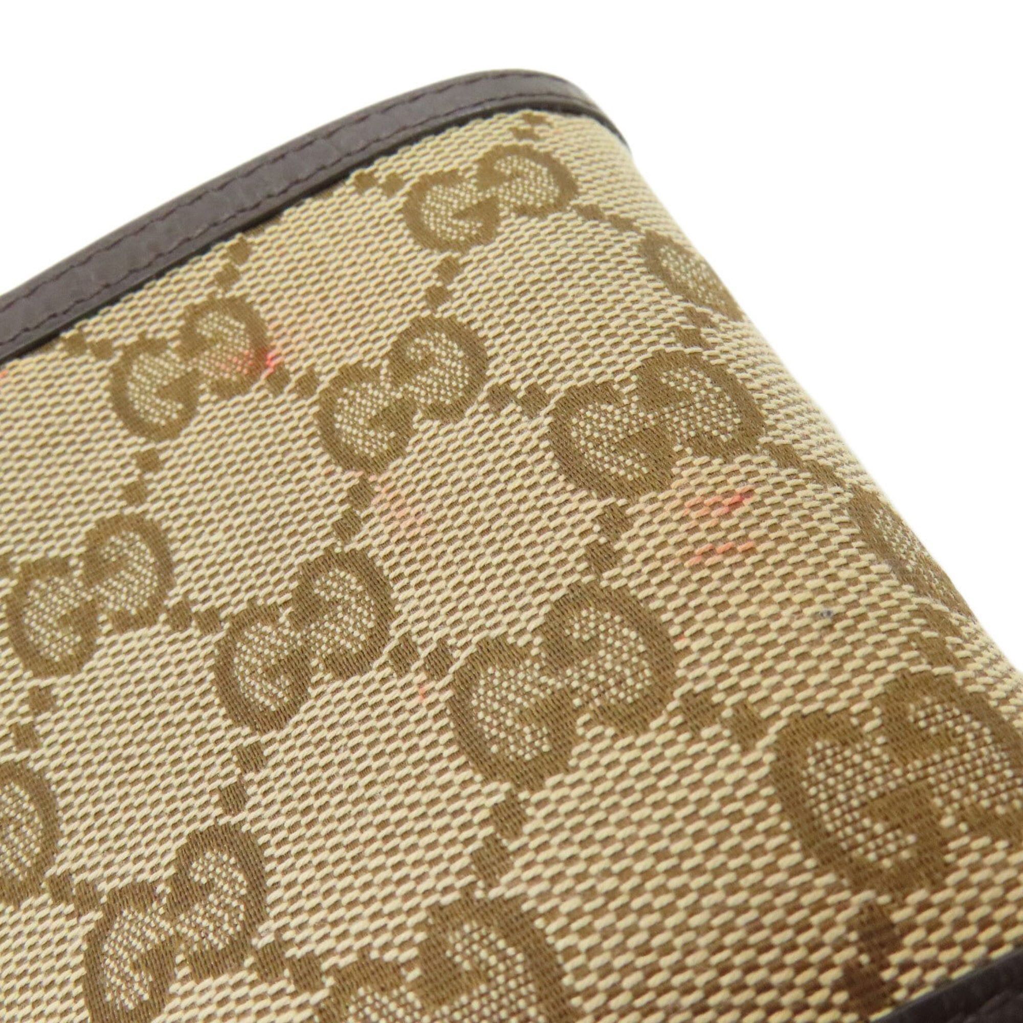 Gucci Gucci 150413 Outlet GG Bi-fold Wallet Canvas/Leather Women's GUCCI Size ONE SIZE - 16 Thumbnail