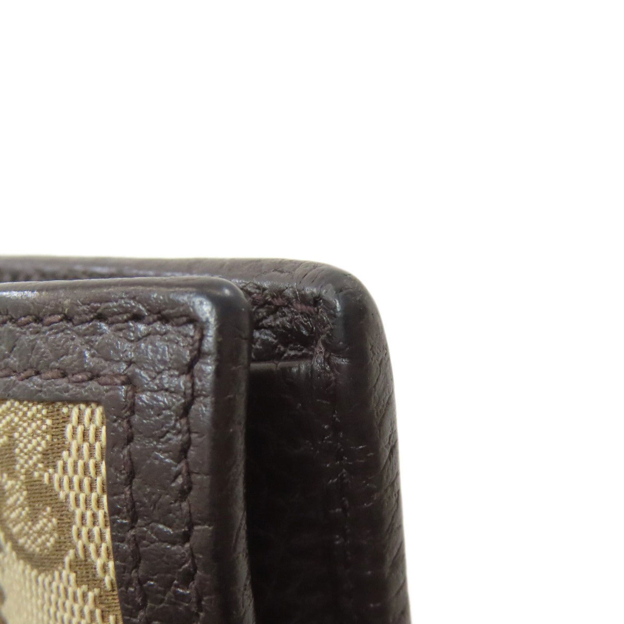 Gucci Gucci 150413 Outlet GG Bi-fold Wallet Canvas/Leather Women's GUCCI Size ONE SIZE - 20 Thumbnail