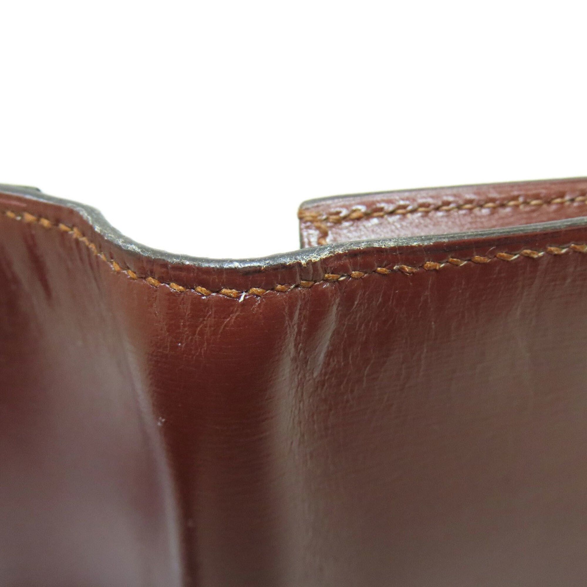 Hermes Hermes MC2 Fleming Long Wallet (without coin purse) Box Calf Leather Women's HERMES Size ONE SIZE - 15 Thumbnail