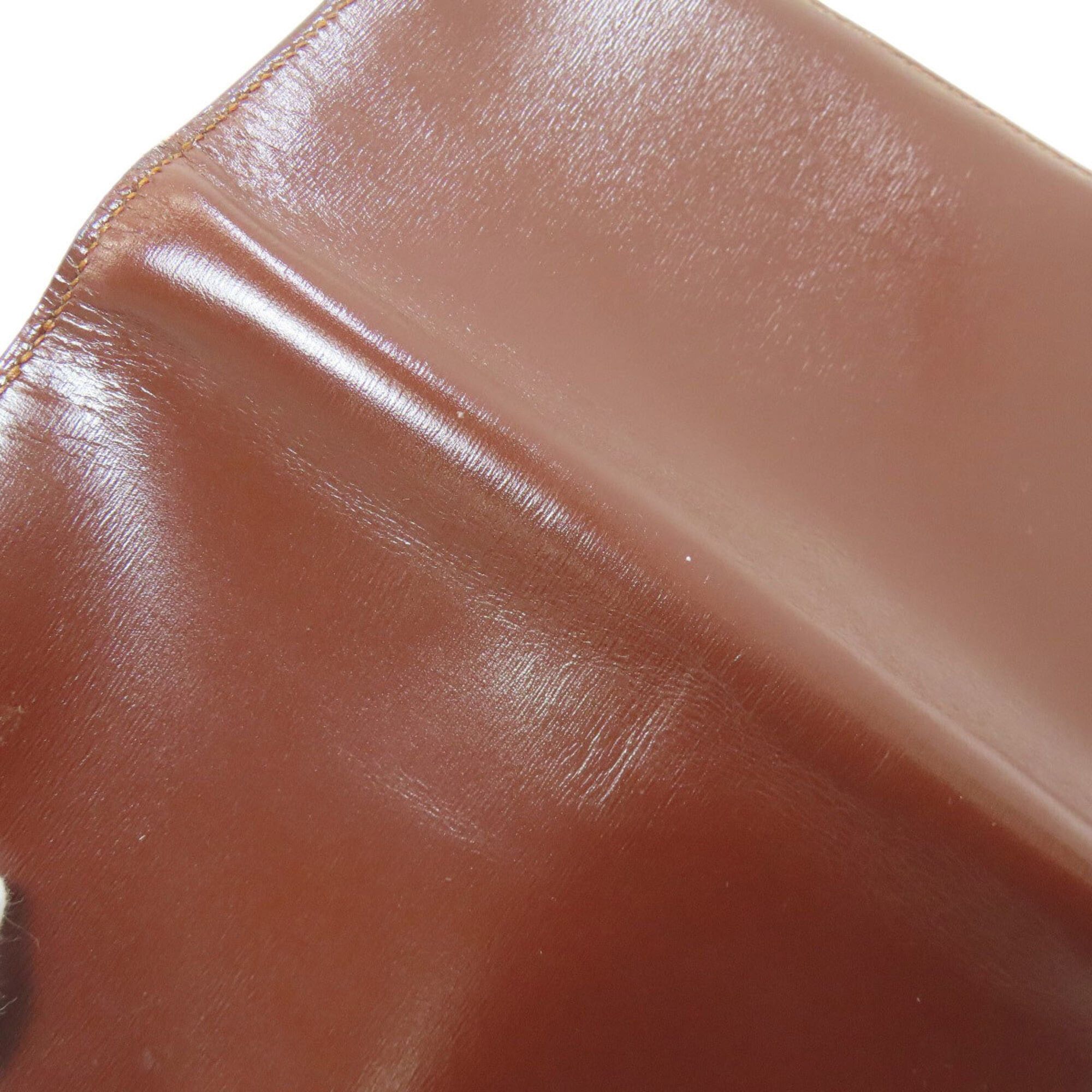 Hermes Hermes MC2 Fleming Long Wallet (without coin purse) Box Calf Leather Women's HERMES Size ONE SIZE - 14 Thumbnail
