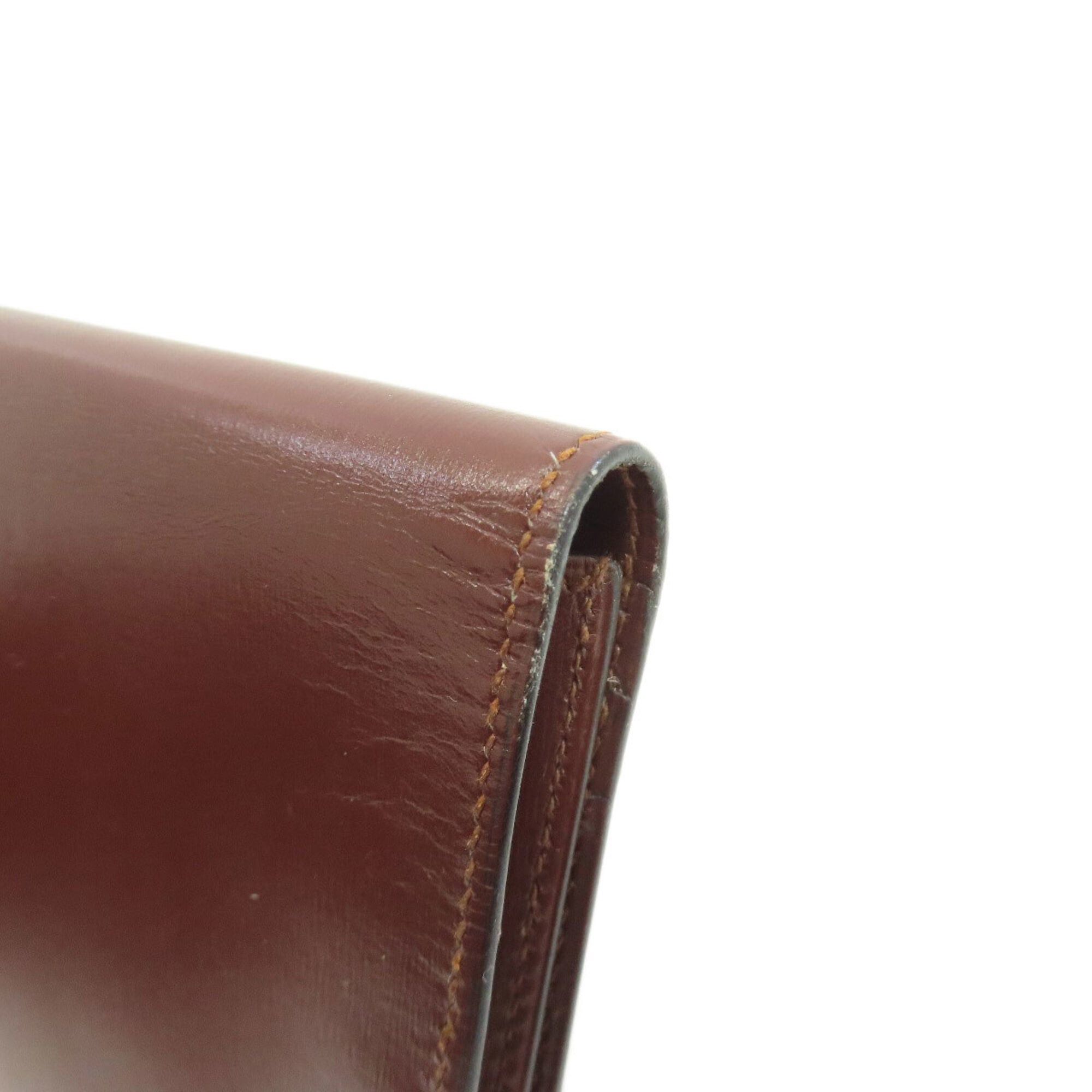 Hermes Hermes MC2 Fleming Long Wallet (without coin purse) Box Calf Leather Women's HERMES Size ONE SIZE - 17 Thumbnail