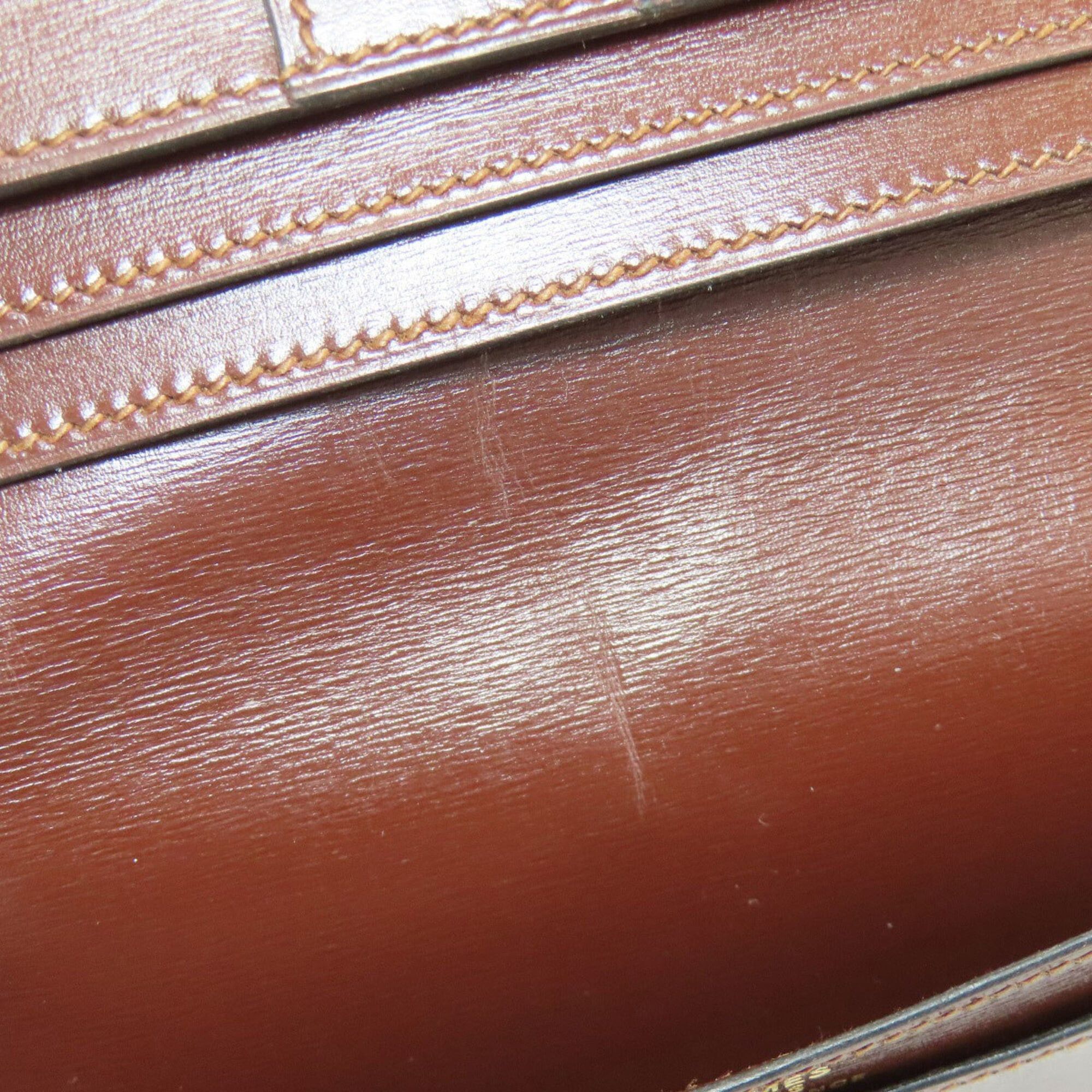 Hermes Hermes MC2 Fleming Long Wallet (without coin purse) Box Calf Leather Women's HERMES Size ONE SIZE - 8 Thumbnail