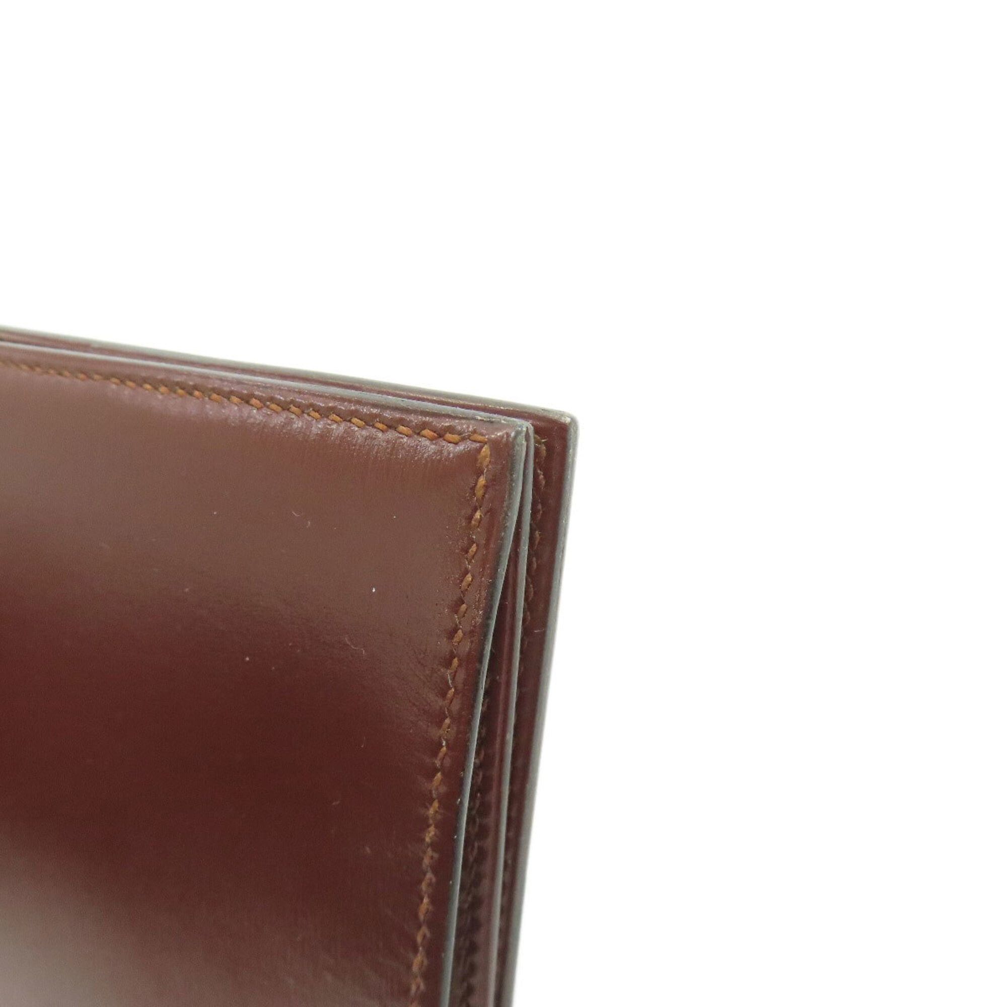Hermes Hermes MC2 Fleming Long Wallet (without coin purse) Box Calf Leather Women's HERMES Size ONE SIZE - 19 Thumbnail