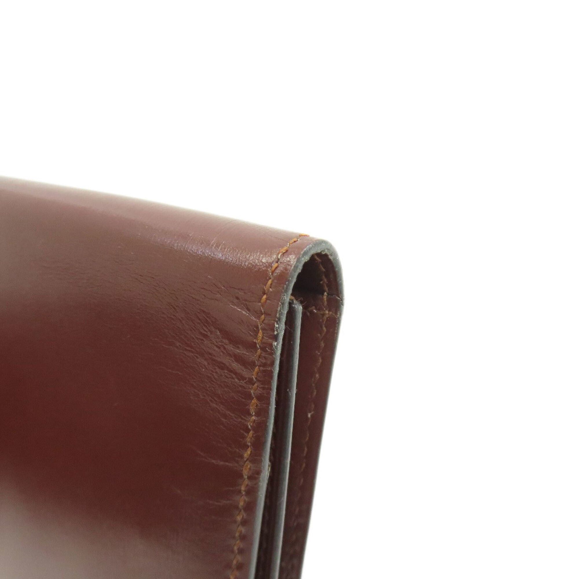 Hermes Hermes MC2 Fleming Long Wallet (without coin purse) Box Calf Leather Women's HERMES Size ONE SIZE - 16 Thumbnail