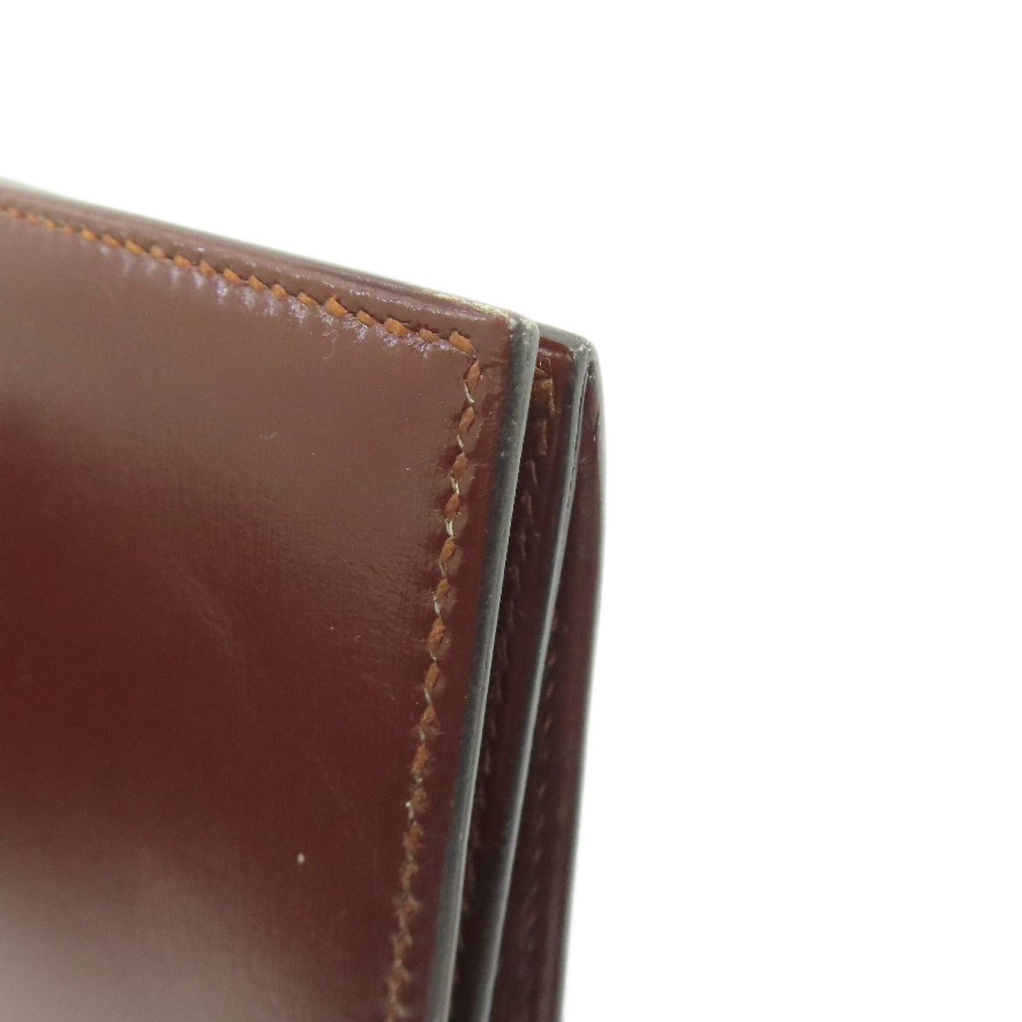 Hermes Hermes MC2 Fleming Long Wallet (without coin purse) Box Calf Leather Women's HERMES Size ONE SIZE - 18 Thumbnail