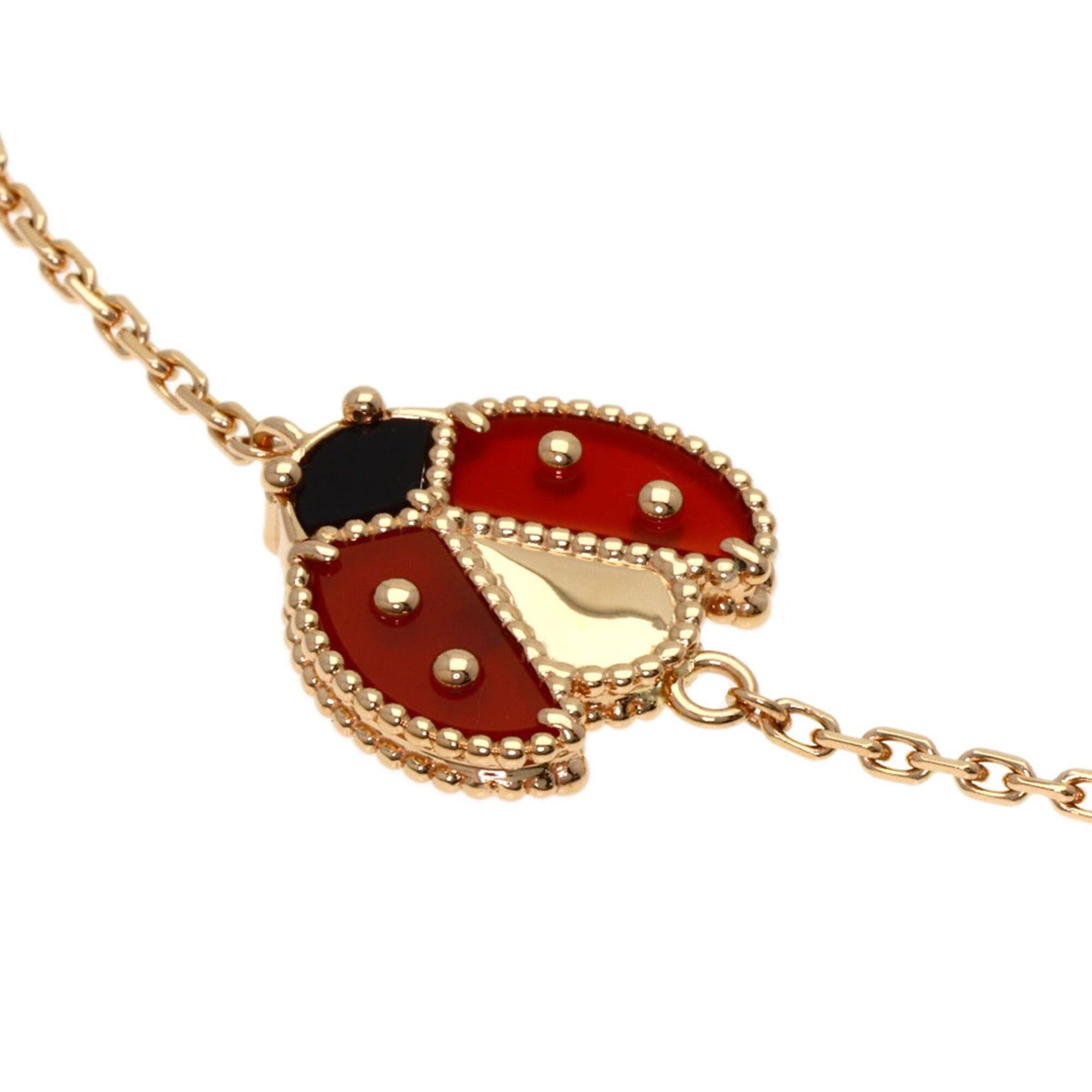Van Cleef & Arpels Van Cleef & Arpels Lucky Spring Open Wing Ladybug Bracelet 18K Pink Gold Women's Size ONE SIZE - 2 Thumbnail