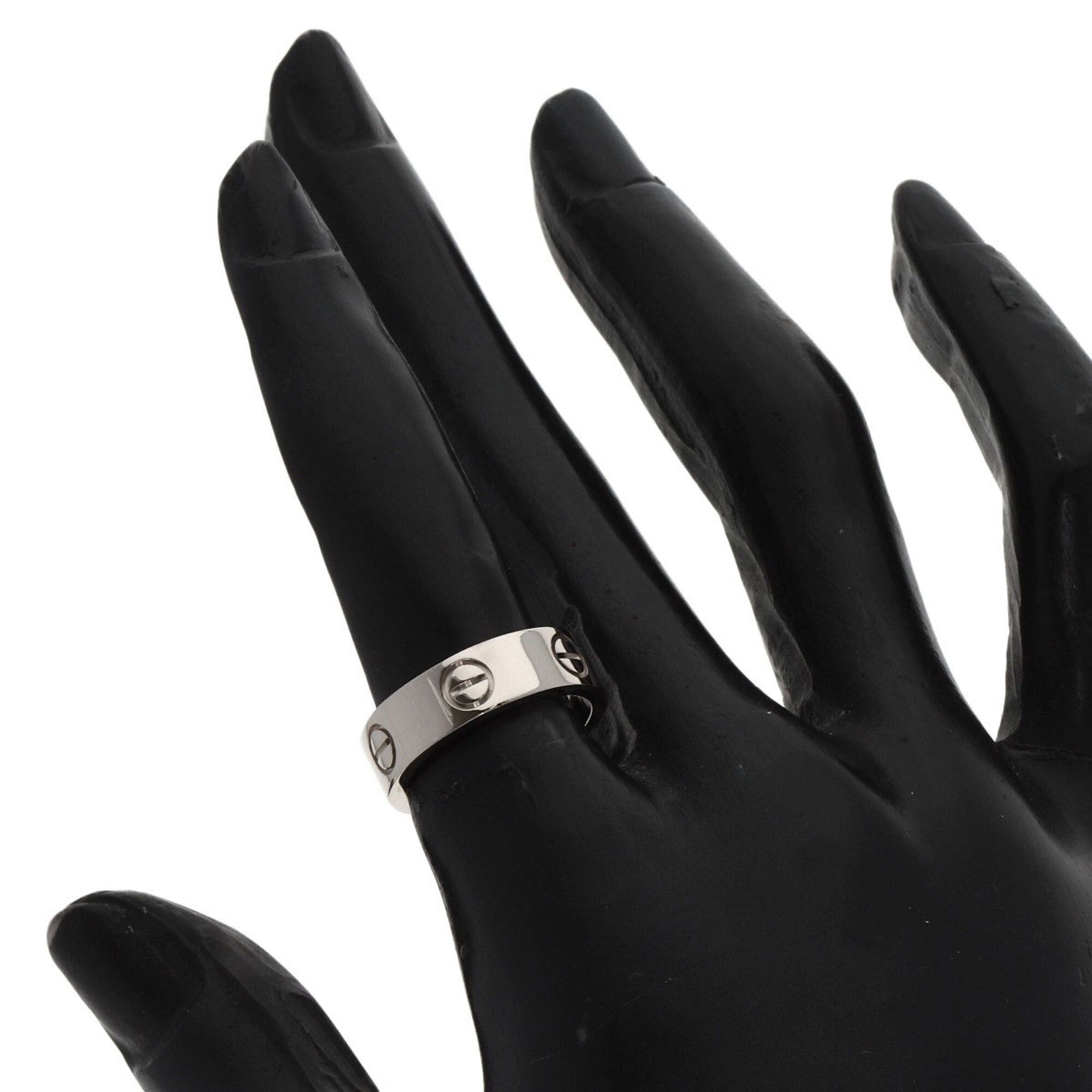 Cartier Cartier Love Ring #49, 18K White Gold, Women's Ring, CARTIER Size ONE SIZE - 5 Thumbnail