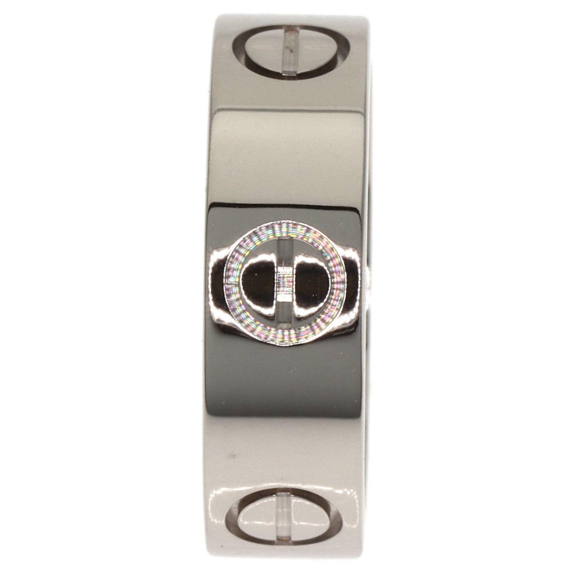 Cartier Cartier Love Ring #49, 18K White Gold, Women's Ring, CARTIER Size ONE SIZE - 3 Thumbnail