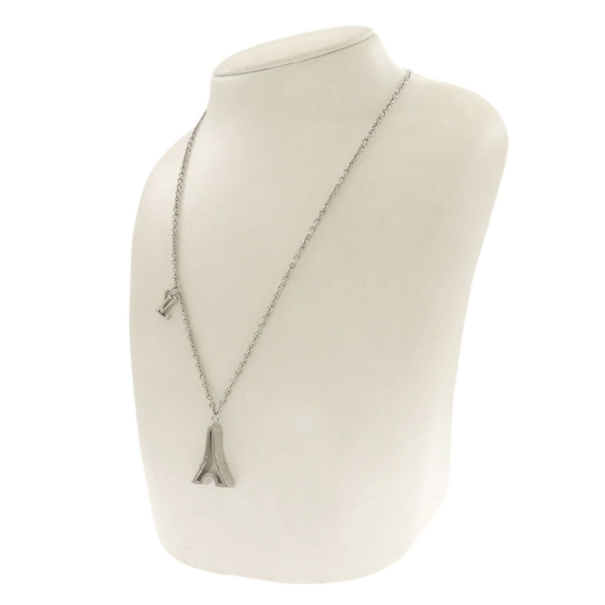 Louis Vuitton Louis Vuitton M00523 Pendant LV & Paris Eiffel Tower Necklace Metal Women's LOUIS VUITTON Size ONE SIZE - 5 Thumbnail