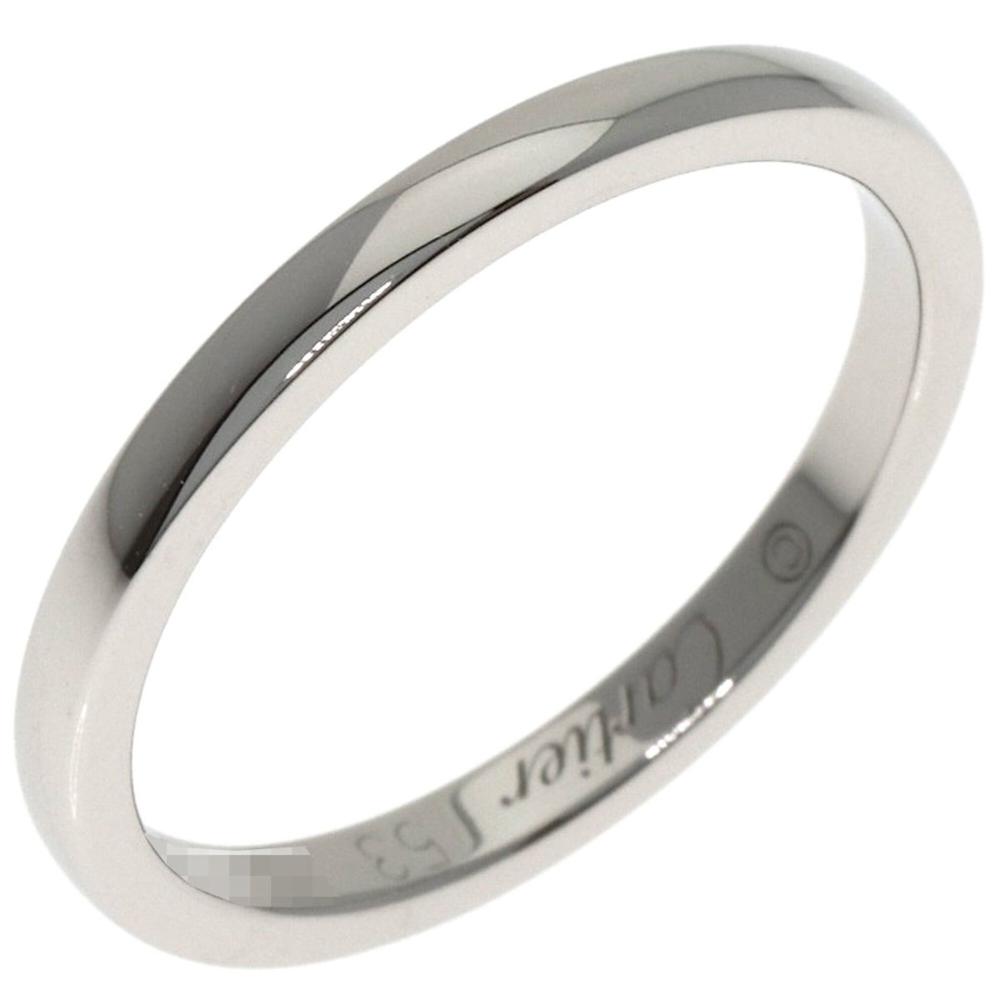 Cartier Cartier Wedding Ring #53, Platinum PT950, Women's, CARTIER Size ONE SIZE - 2 Thumbnail