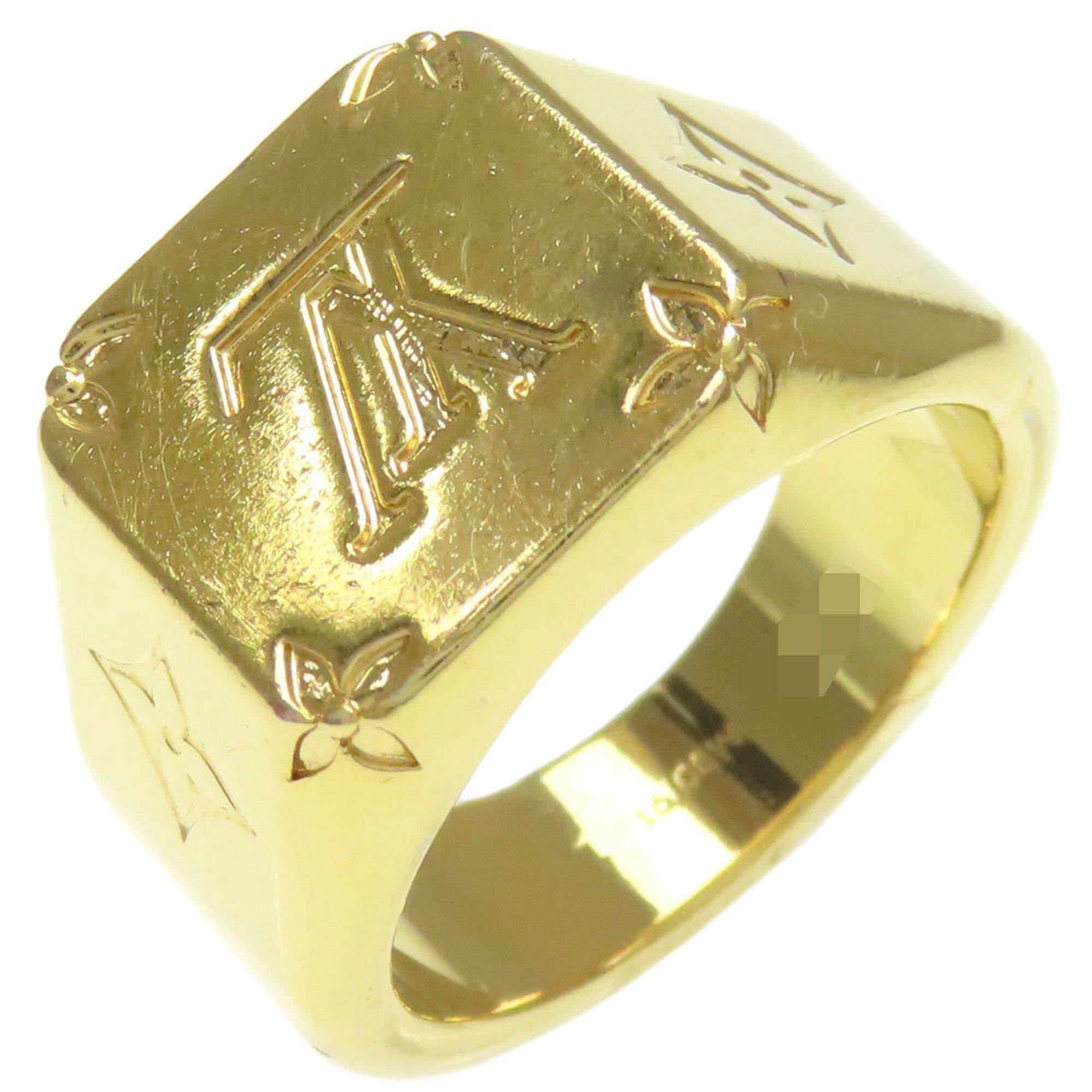 Louis Vuitton Louis Vuitton M80191 Signet Ring, Metal Women's LOUIS VUITTON Size ONE SIZE - 2 Thumbnail