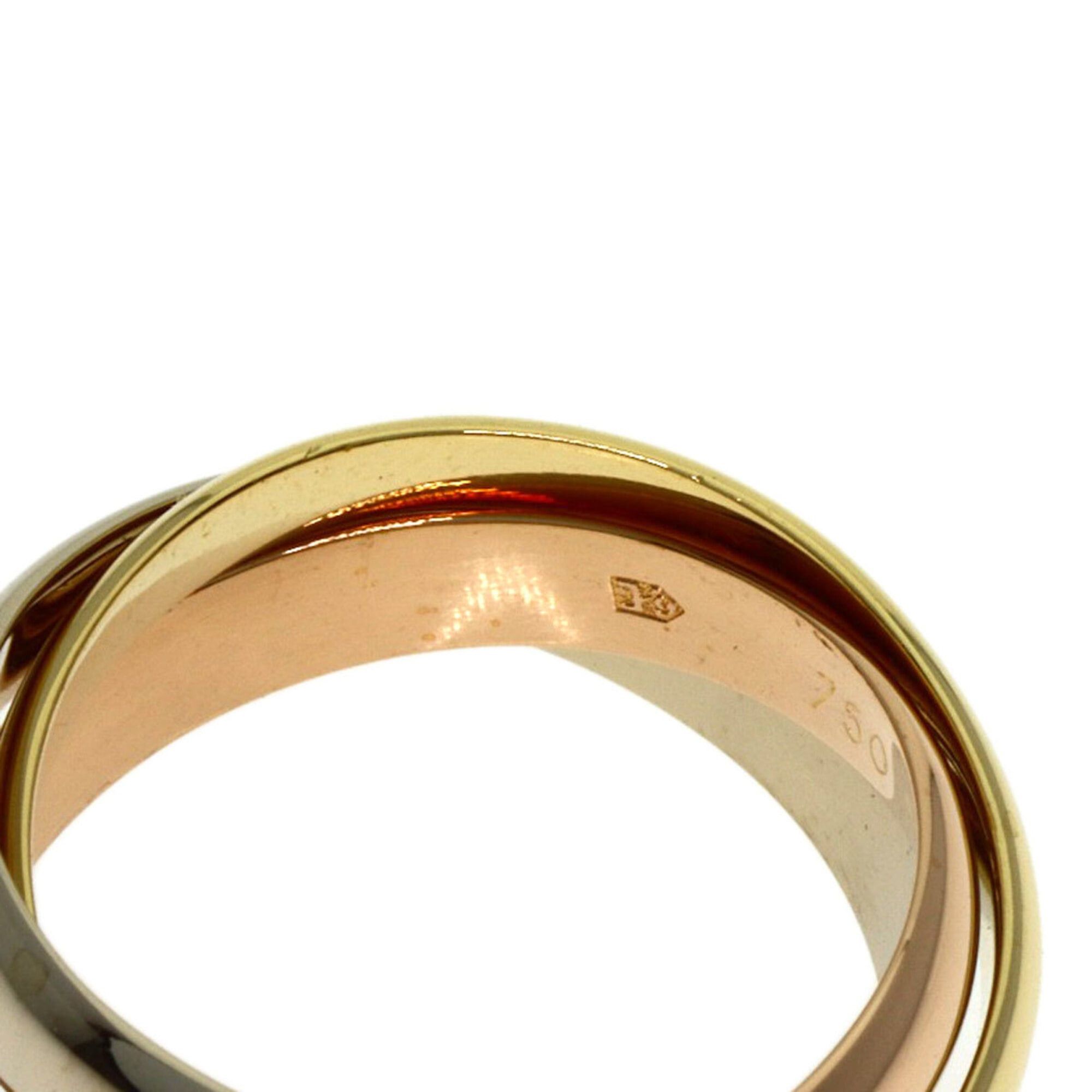 Cartier Cartier Trinity #50 Ring, 18K Yellow Gold/18K White Pink Gold, Women's, CARTIER Size ONE SIZE - 5 Thumbnail