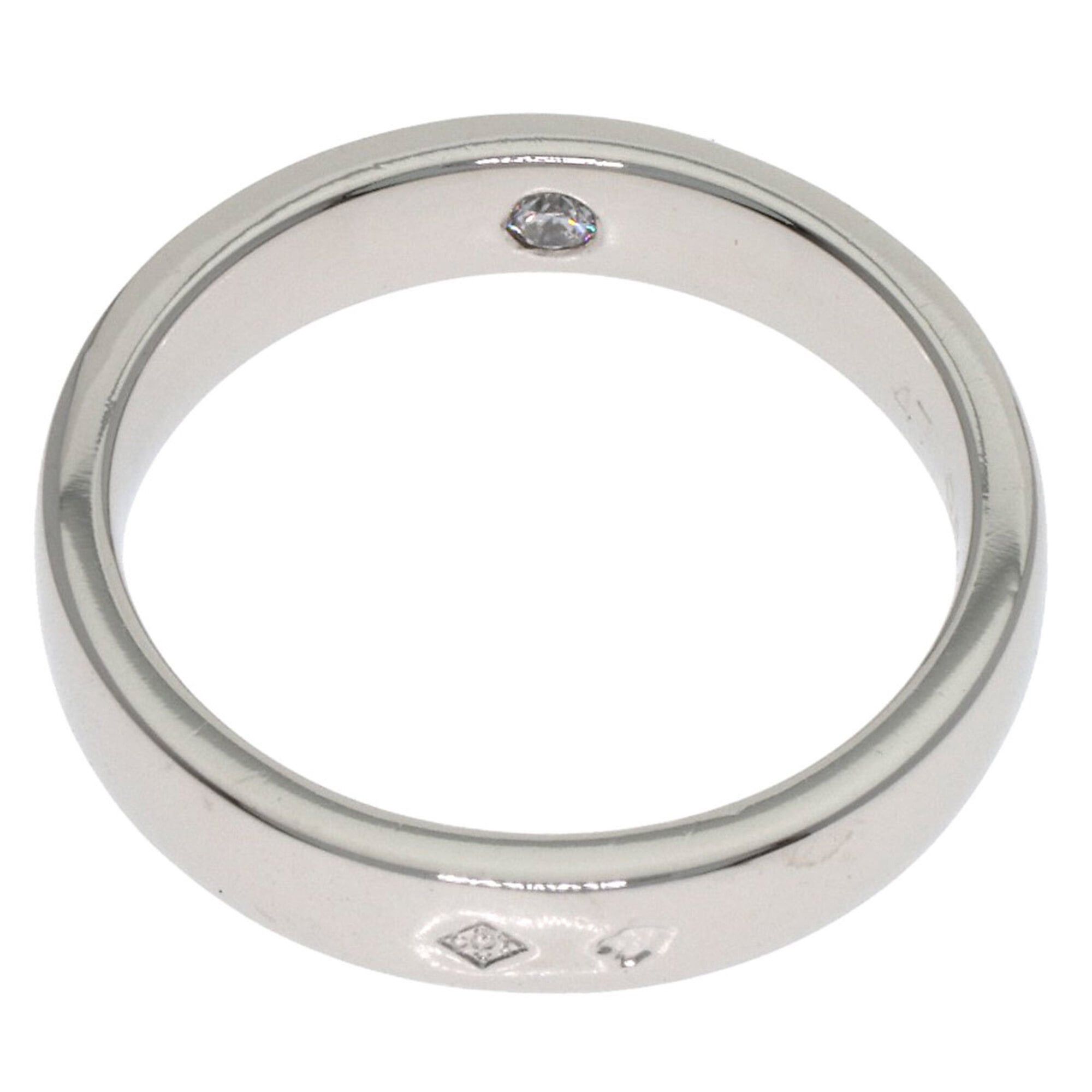 Other Chaumet Ruban Wedding Ring, Secret Diamond, Size 47, Platinum PT950, Women's Ring Size ONE SIZE - 4 Thumbnail