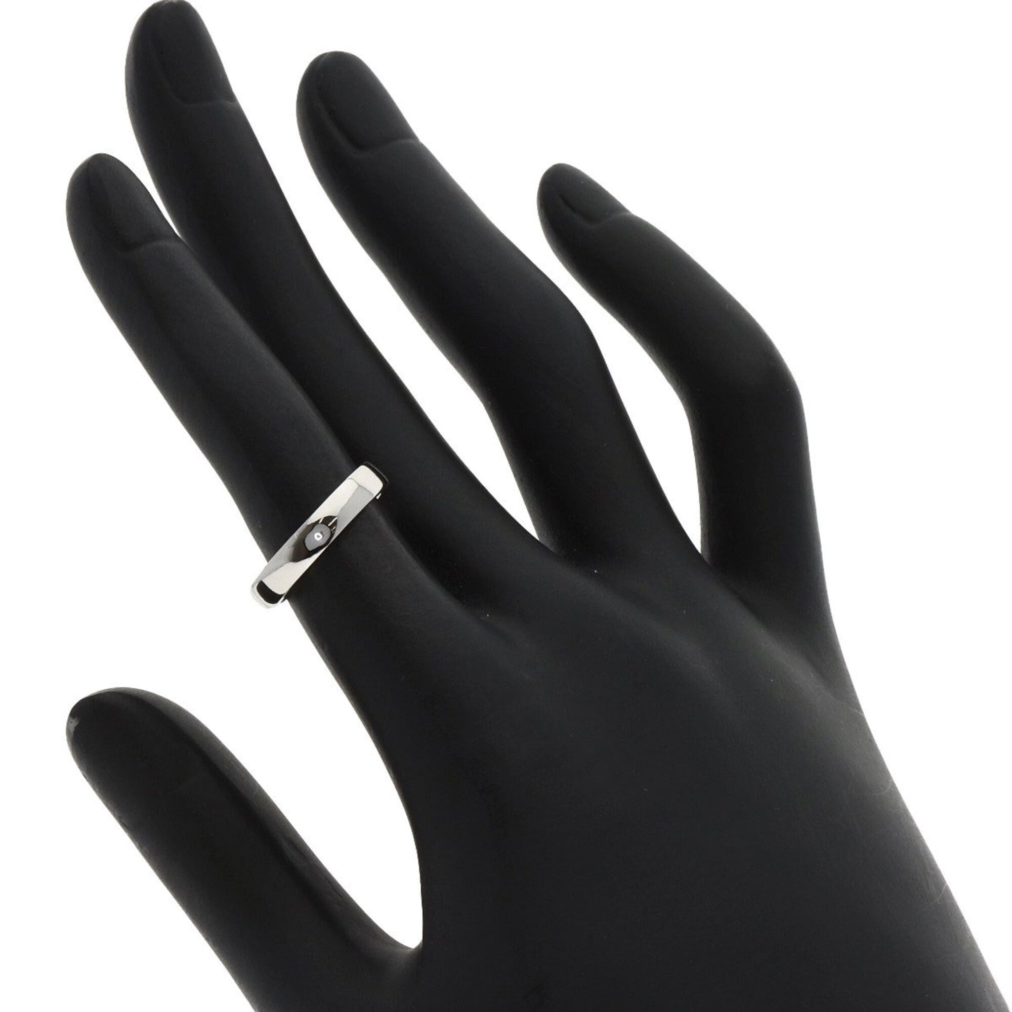 Other Chaumet Ruban Wedding Ring, Secret Diamond, Size 47, Platinum PT950, Women's Ring Size ONE SIZE - 6 Thumbnail