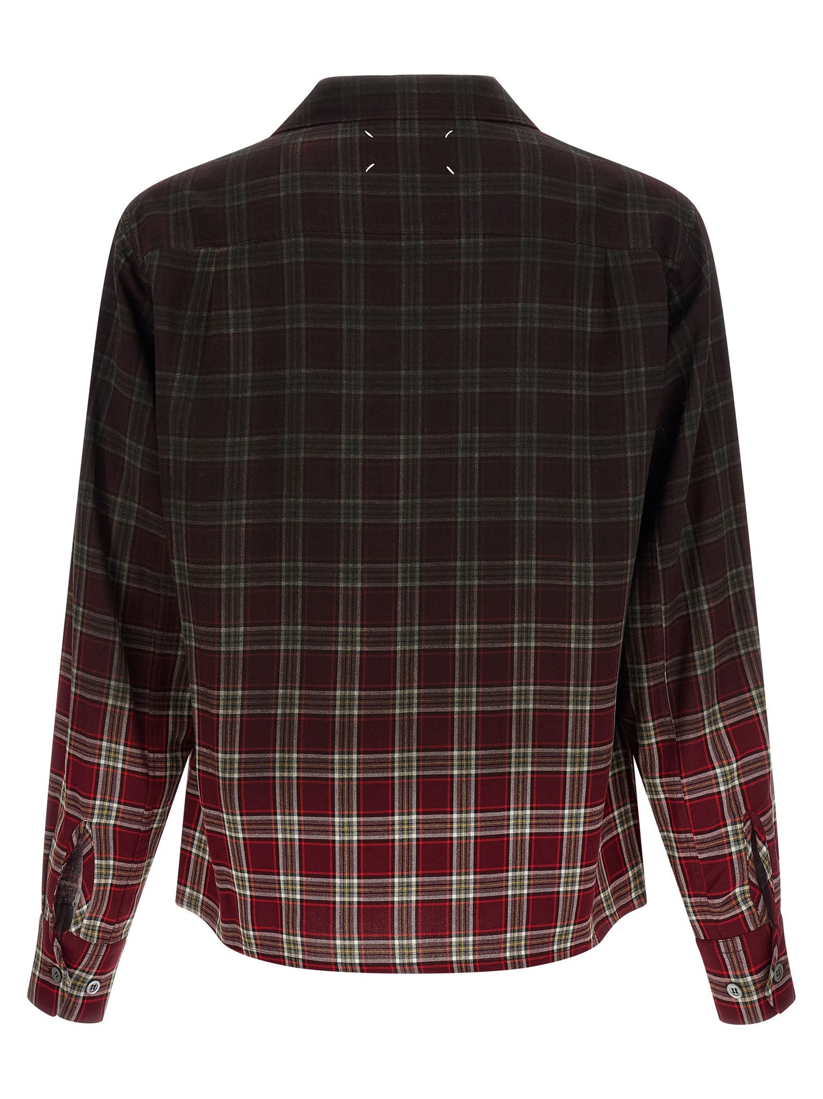 Maison Margiela Check Shirt With Gradient Effect Size US M / EU 48-50 / 2 - 2 Thumbnail