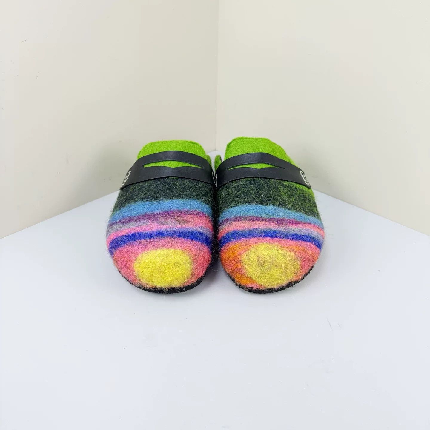 JW Anderson JW Anderson Colorful Felt Birkenstock Slippers Size US 7 / EU 40 - 2 Thumbnail