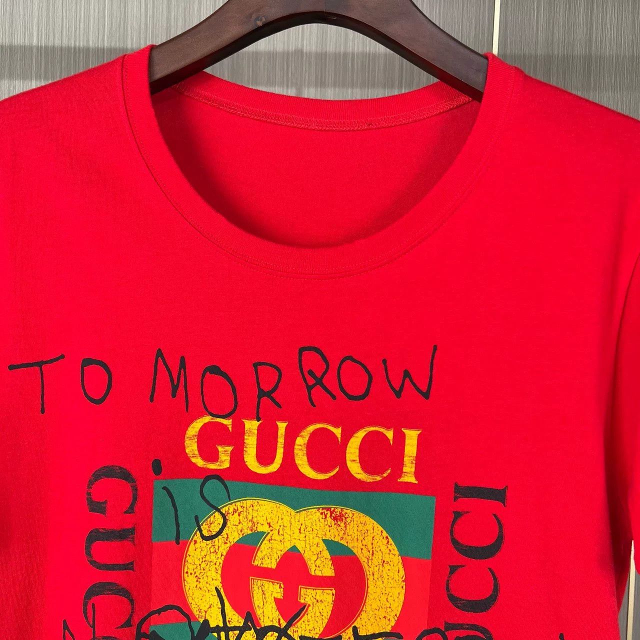 Gucci Gucci Square Graffiti Letter Short Sleeve Size XS / US 0-2 / IT 36-38 - 3 Thumbnail