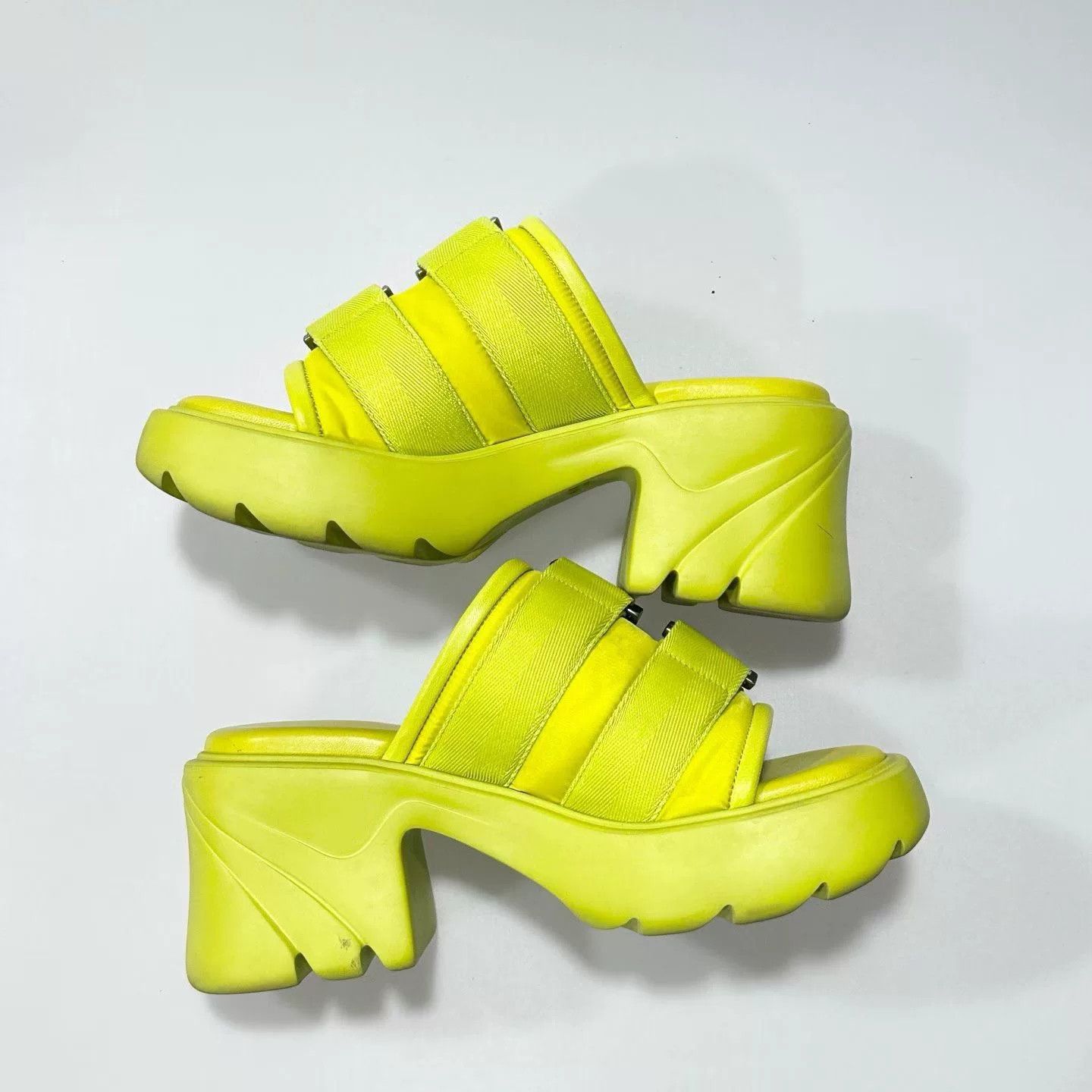 Bottega Veneta Bottega Veneta Green High-Heel Sandals Size US 6 / IT 36 - 5 Thumbnail