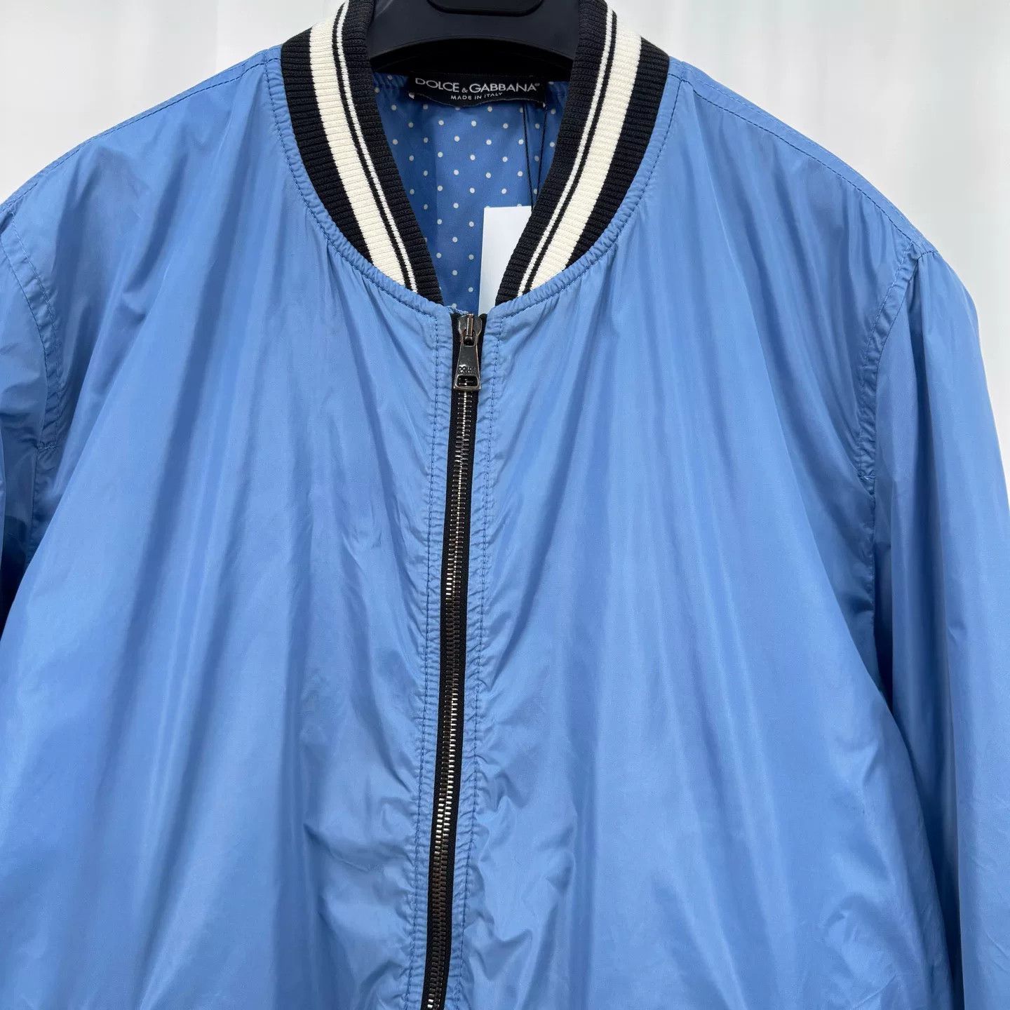 Dolce & Gabbana Dolce&Gabbana Blue Zipper Jacket Size US L / EU 52-54 / 3 - 3 Thumbnail