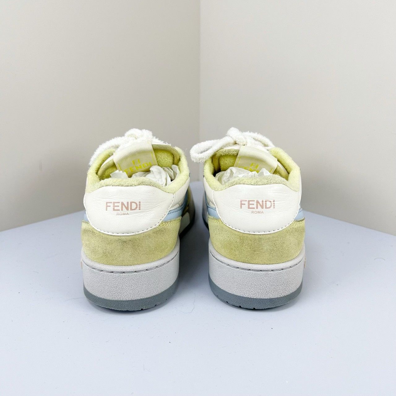 Fendi Fendi Match Colorblock Leather Sneakers Size US 5.5 / IT 35.5 - 3 Thumbnail