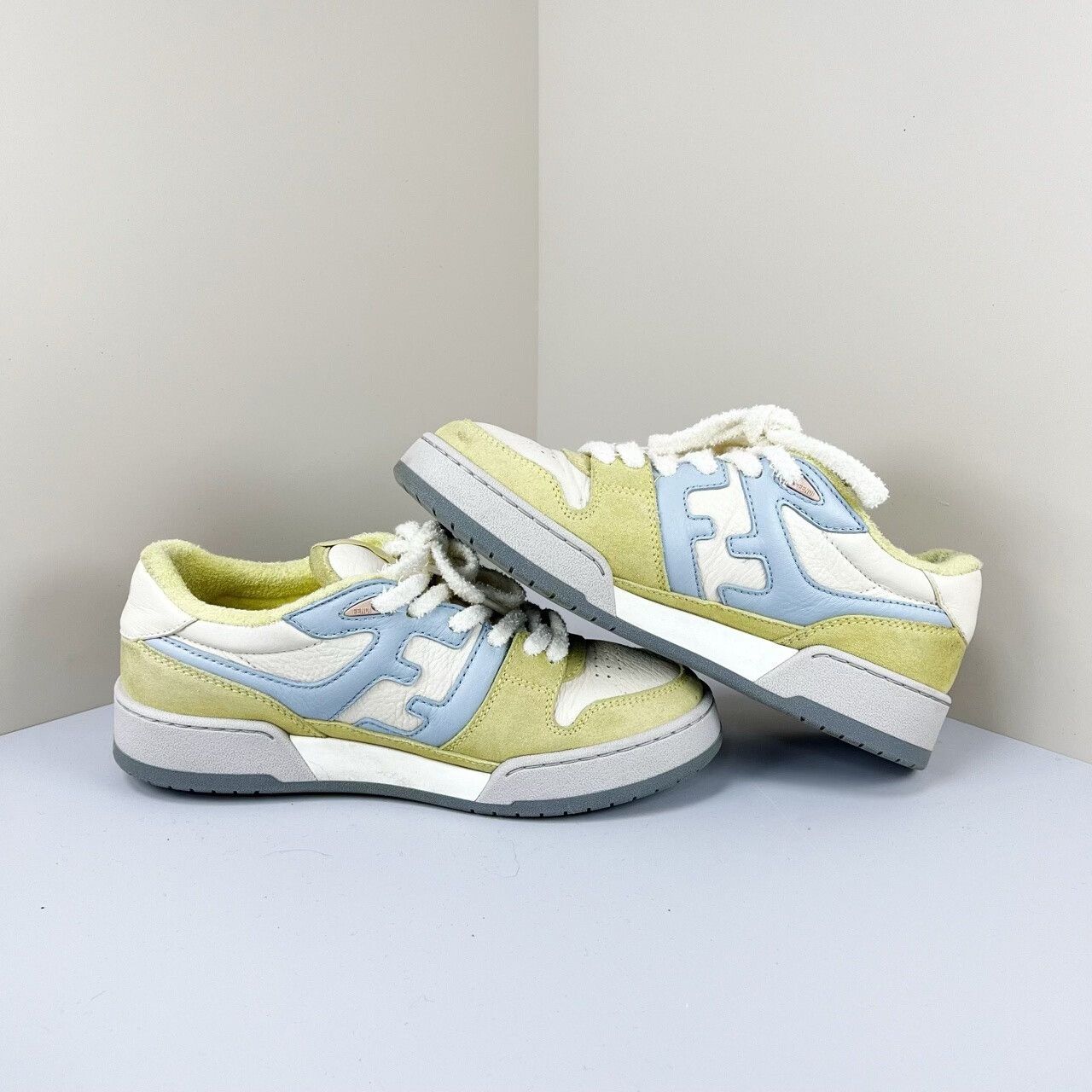 Fendi Fendi Match Colorblock Leather Sneakers Size US 5.5 / IT 35.5 - 5 Thumbnail