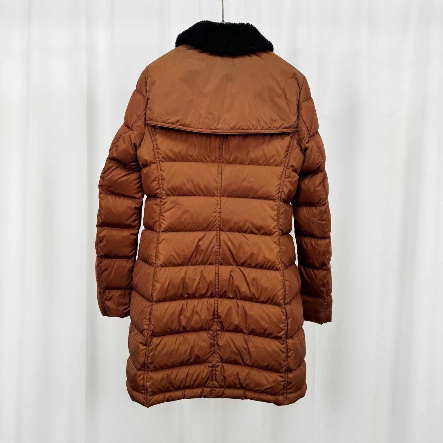 Burberry Burberry Brown Double-Breasted Down Jacket Size S / US 4 / IT 40 - 2 Thumbnail