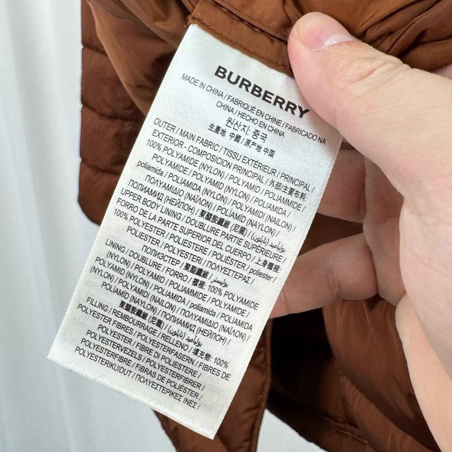 Burberry Burberry Brown Double-Breasted Down Jacket Size S / US 4 / IT 40 - 7 Thumbnail