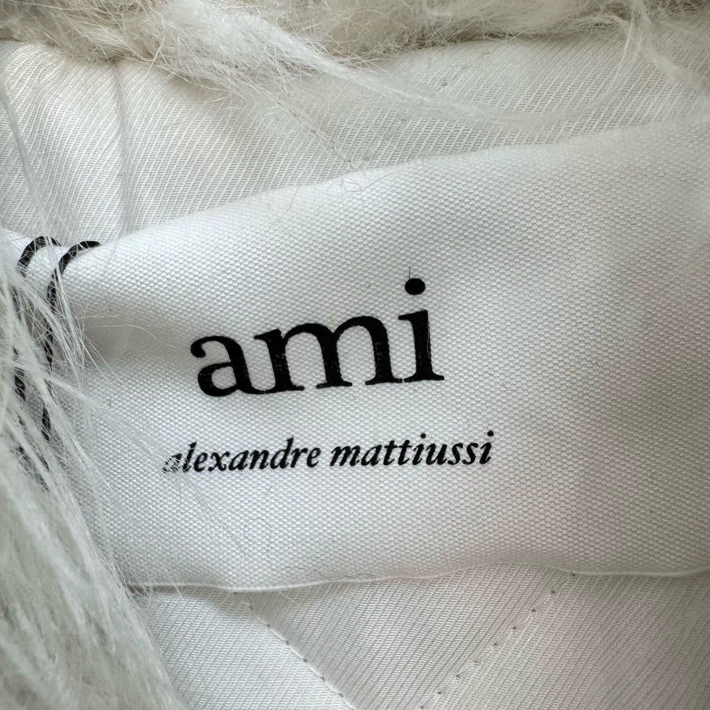 AMI Ami Faux Fur Coat Size XS / US 0-2 / IT 36-38 - 5 Thumbnail