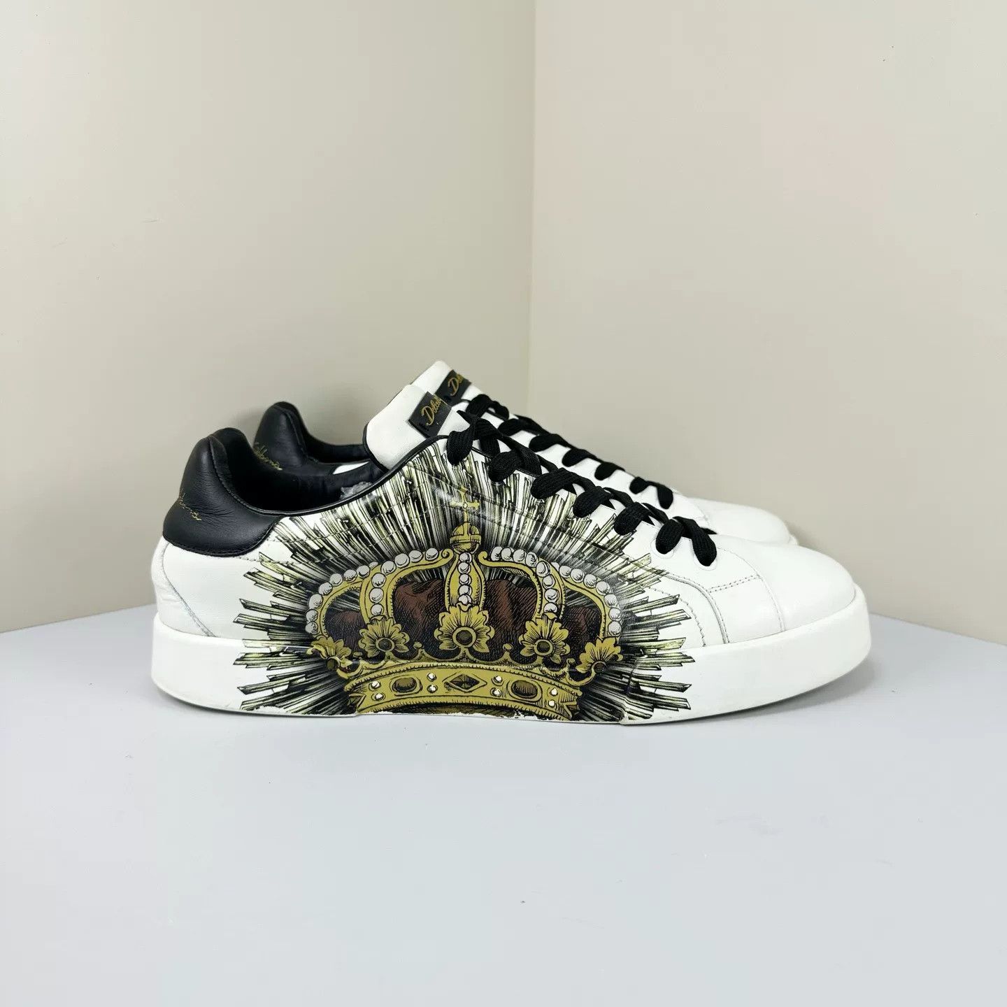 Dolce & Gabbana Dolce&Gabbana Crown Print Sneakers Size US 9 / EU 42 - 4 Thumbnail