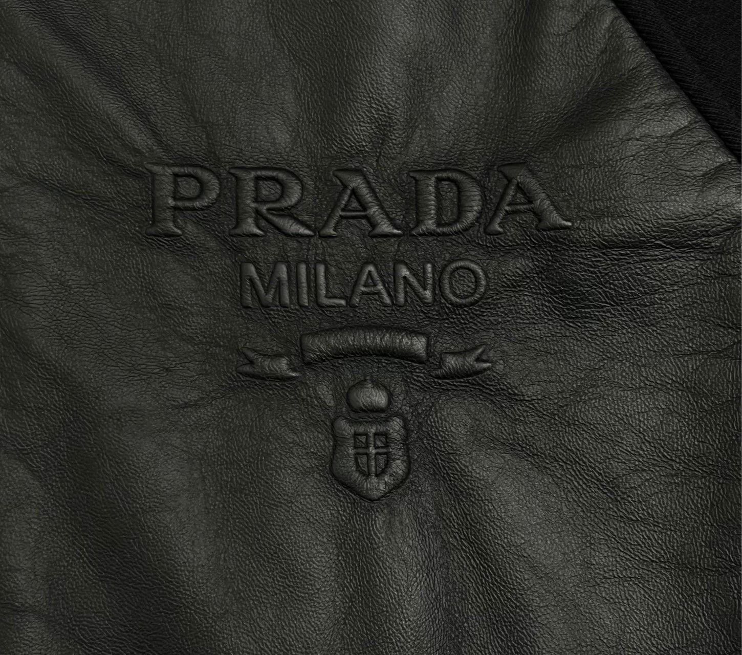 Prada Prada SS23 Black Lambskin Silk Logo Hooded Jacket Size US XS / EU 42 / 0 - 4 Thumbnail