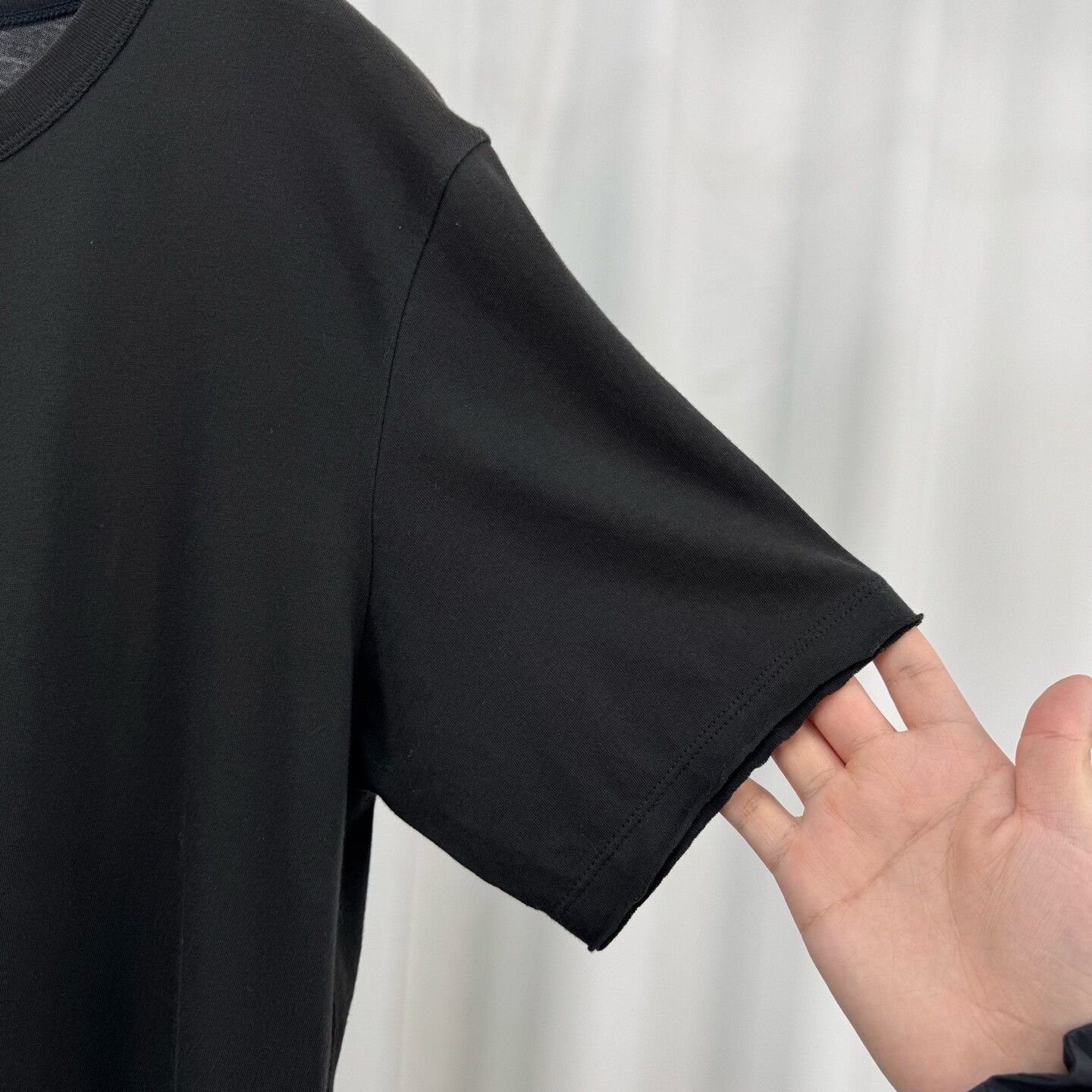 Uma Wang Uma Wang Black Short-Sleeve Top Size L / US 10 / IT 46 - 4 Thumbnail