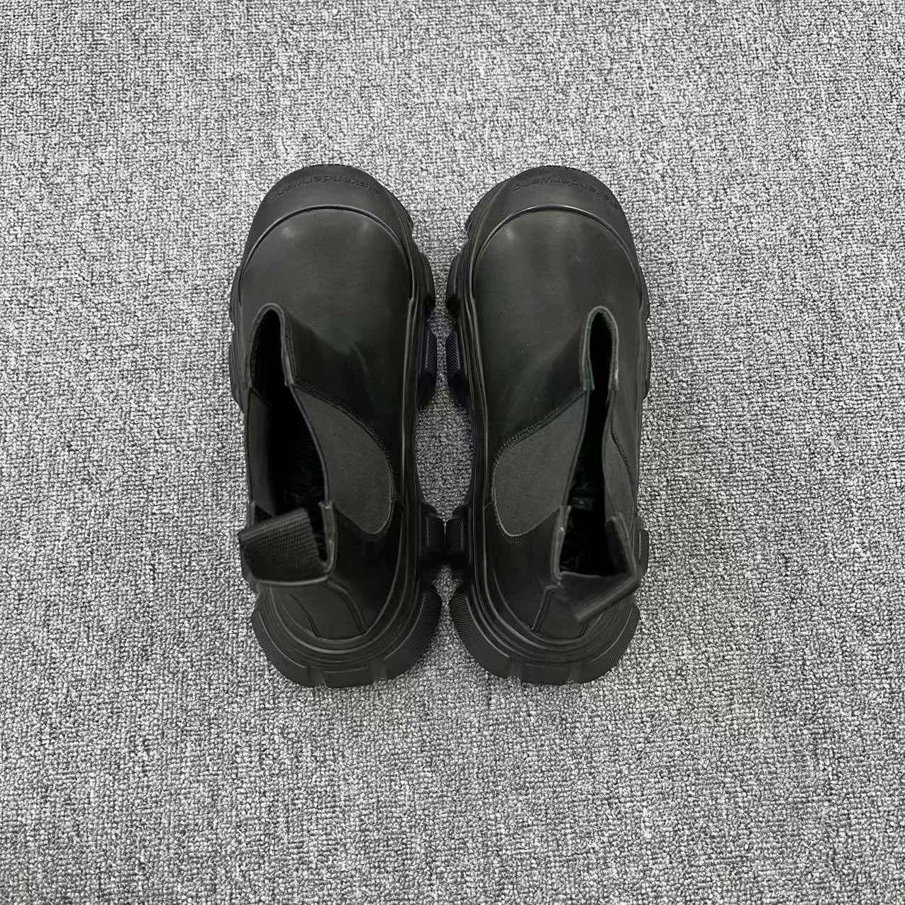 Alexander Wang Alexander Wang Black Leather Platform Chelsea Boots Size US 8 / IT 38 - 3 Thumbnail