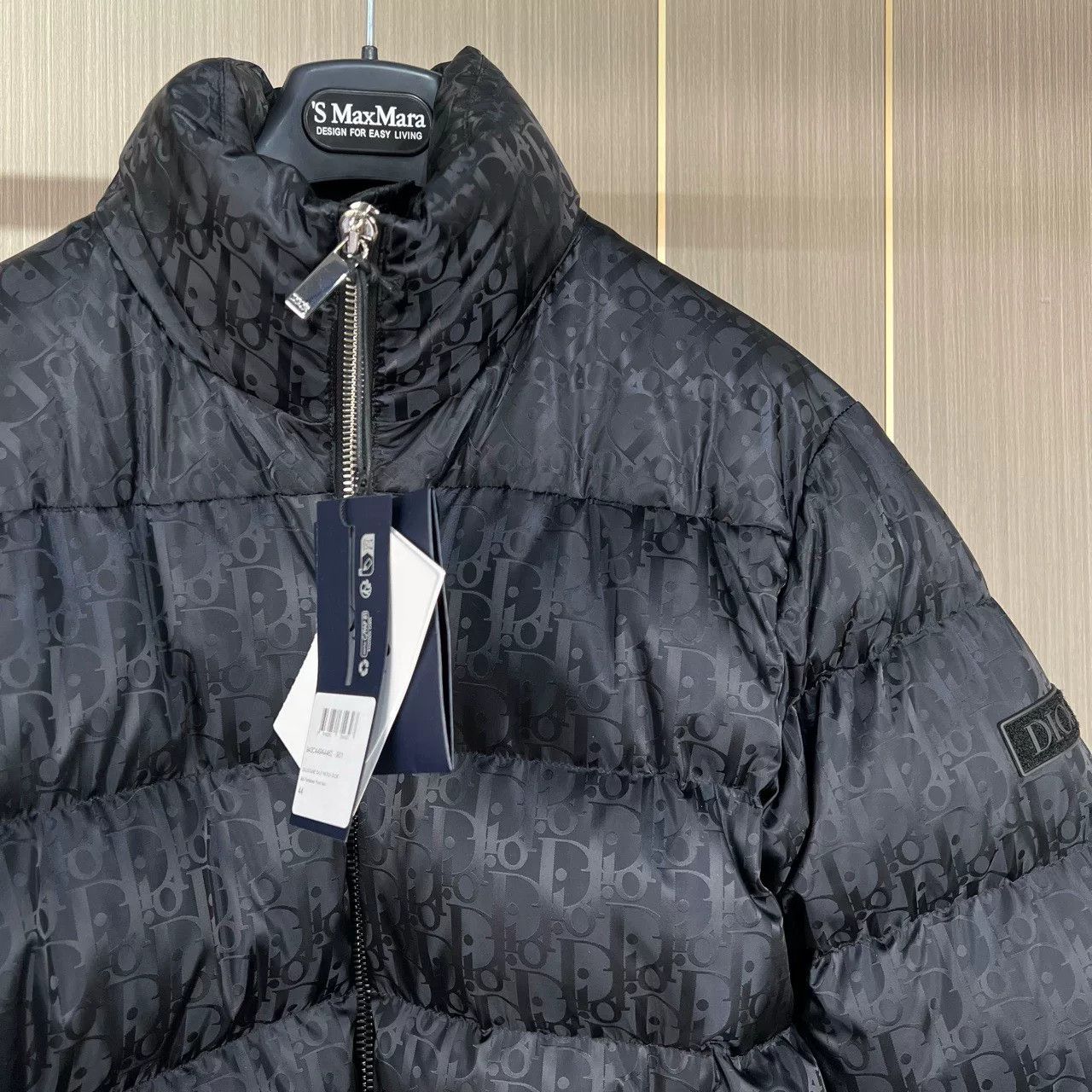 Dior Dior Black Monogram All-Over Down Jacket Size US S / EU 44-46 / 1 - 3 Thumbnail
