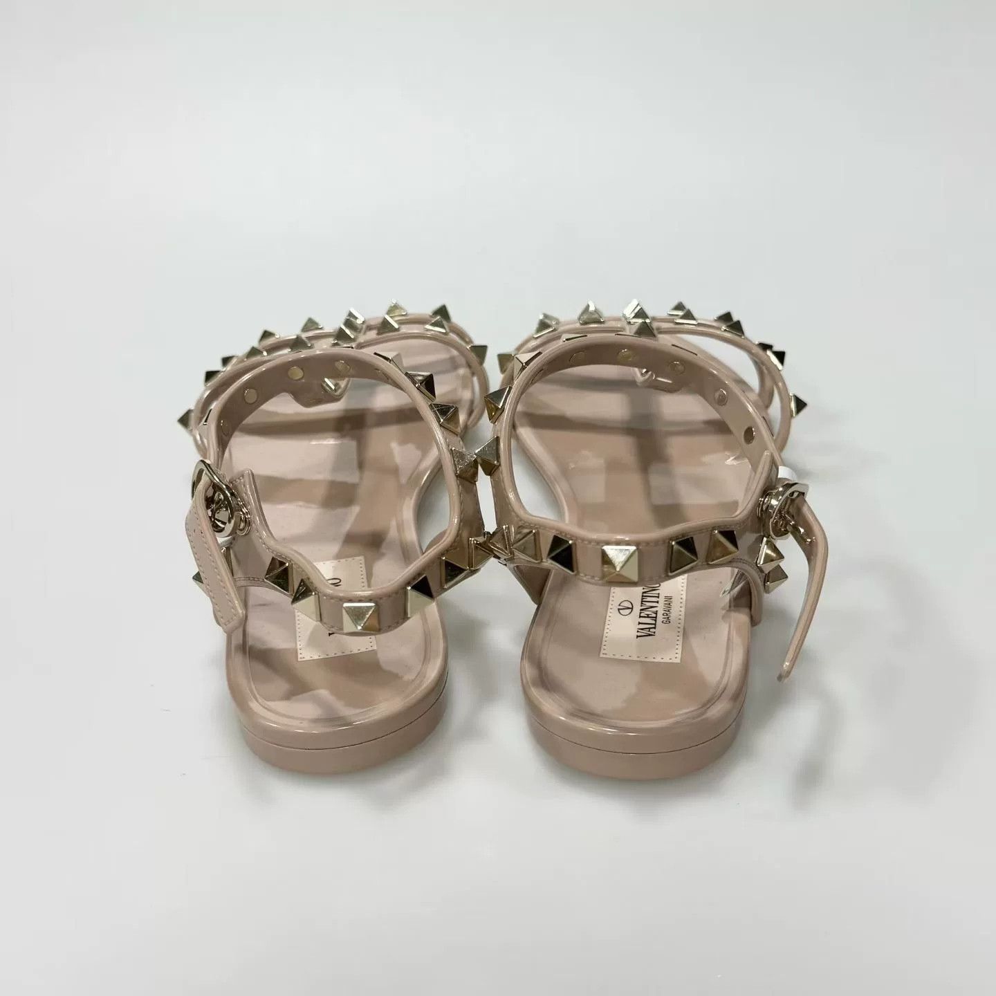 Valentino Valentino Rockstud Flat Sandals Size US 6 / IT 36 - 3 Thumbnail