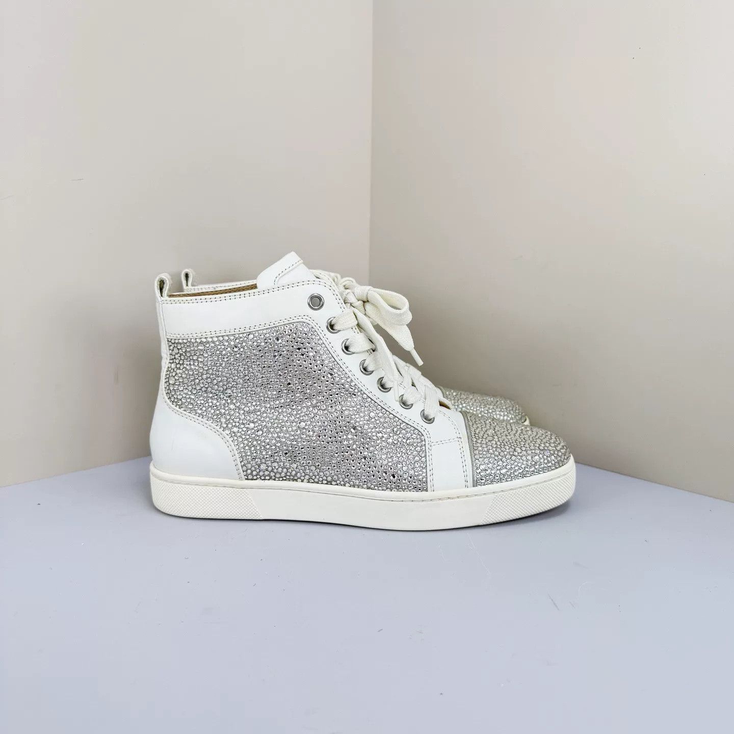 Christian Louboutin Christian Louboutin White Diamond Casual Shoes Size US 6 / IT 36 - 4 Thumbnail