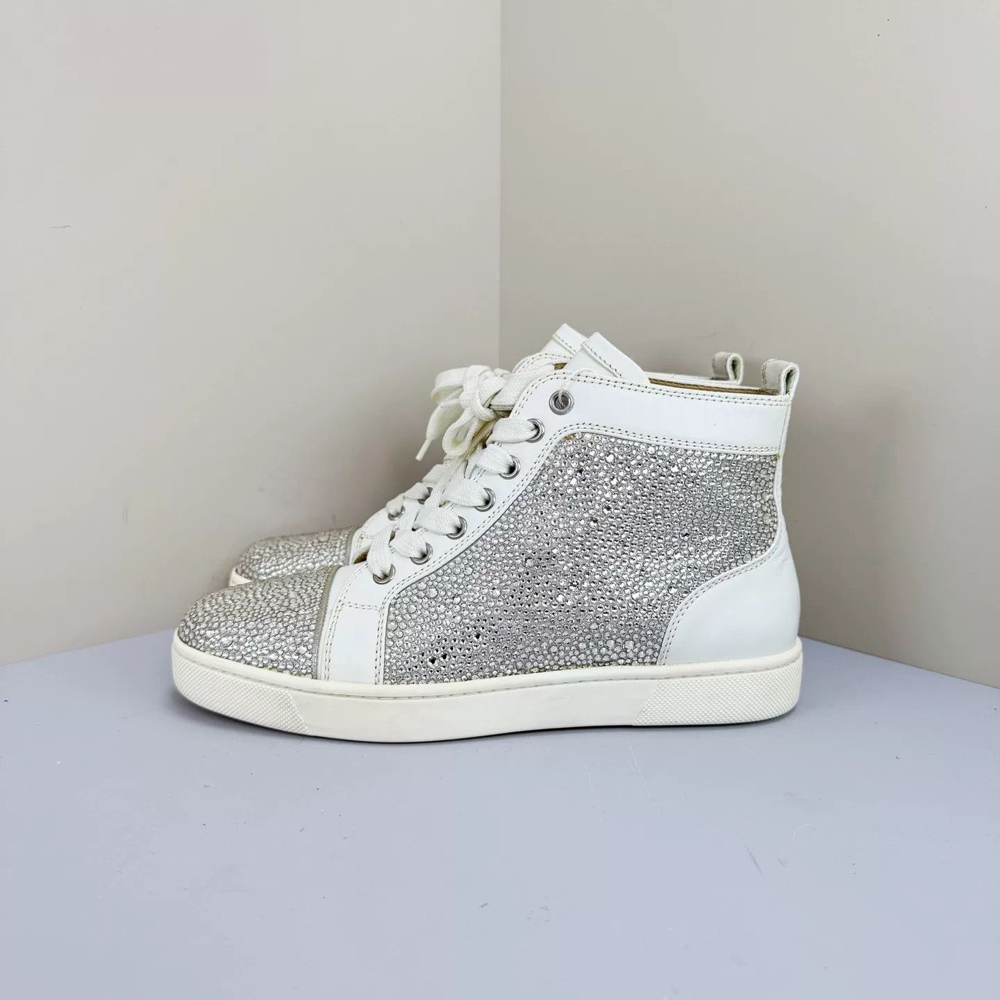 Christian Louboutin Christian Louboutin White Diamond Casual Shoes Size US 6 / IT 36 - 2 Thumbnail