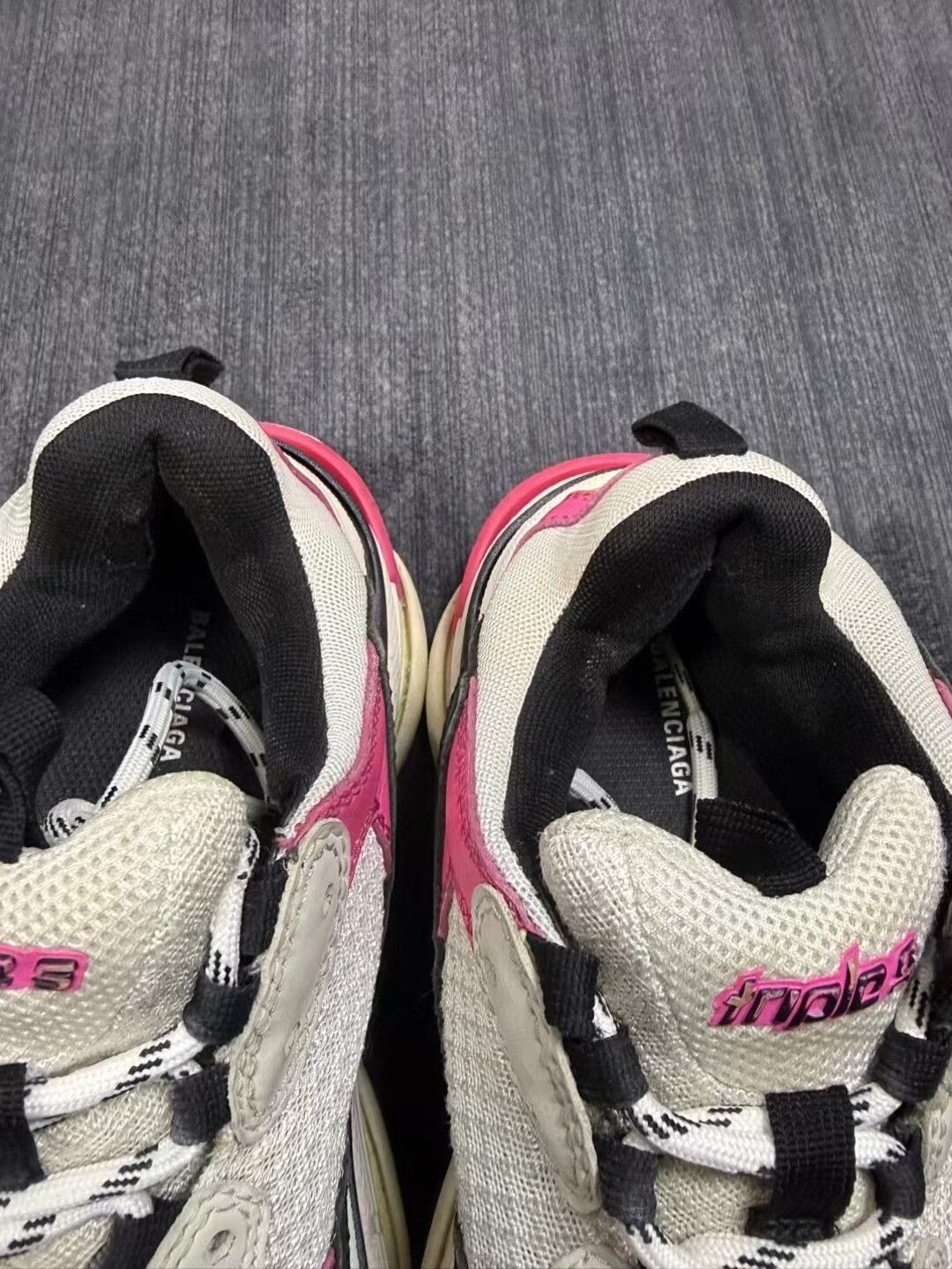 Balenciaga Balenciaga Triple S White Pink Size US 6 / IT 36 - 5 Thumbnail