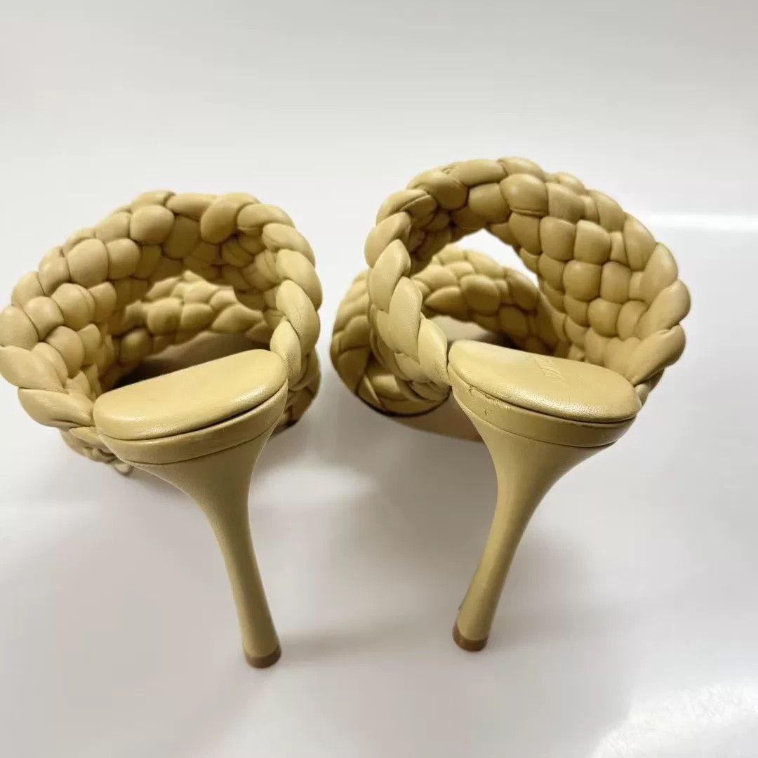 Bottega Veneta Bottega Veneta Woven High Heels Size US 7 / IT 37 - 5 Thumbnail