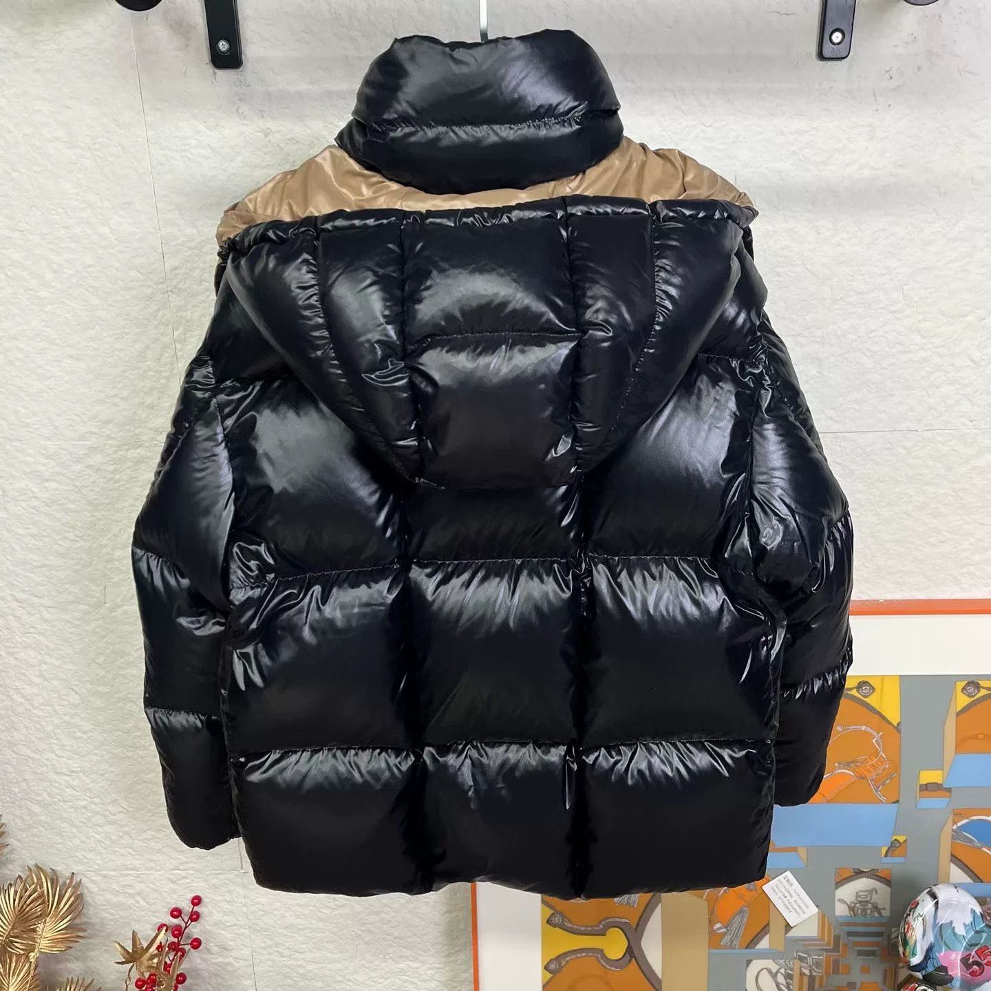 Moncler Moncler Parana Black Gold Down Jacket Size US L / EU 52-54 / 3 - 2 Thumbnail