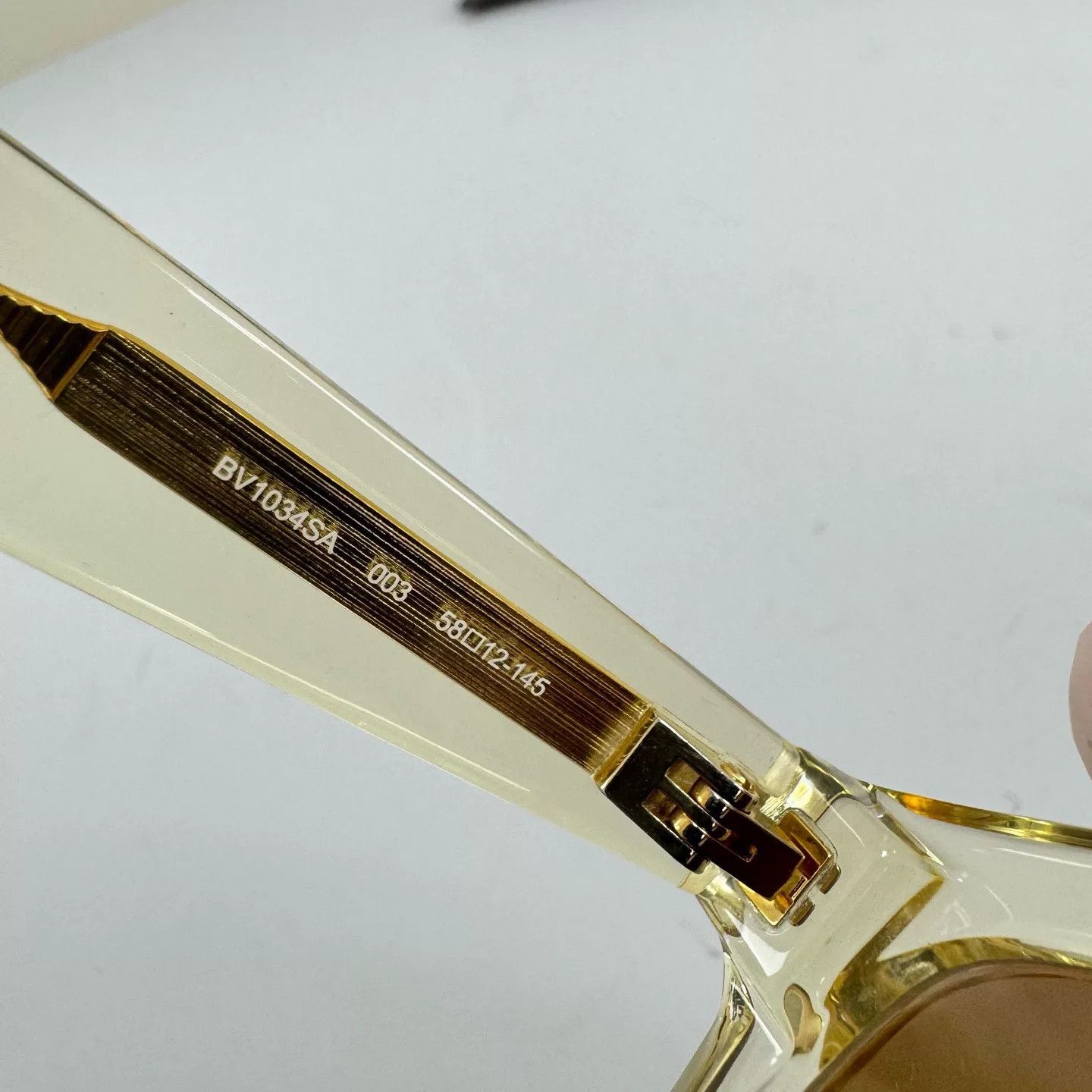Bottega Veneta Bottega Veneta Gold Letter Sunglasses Size ONE SIZE - 8 Thumbnail