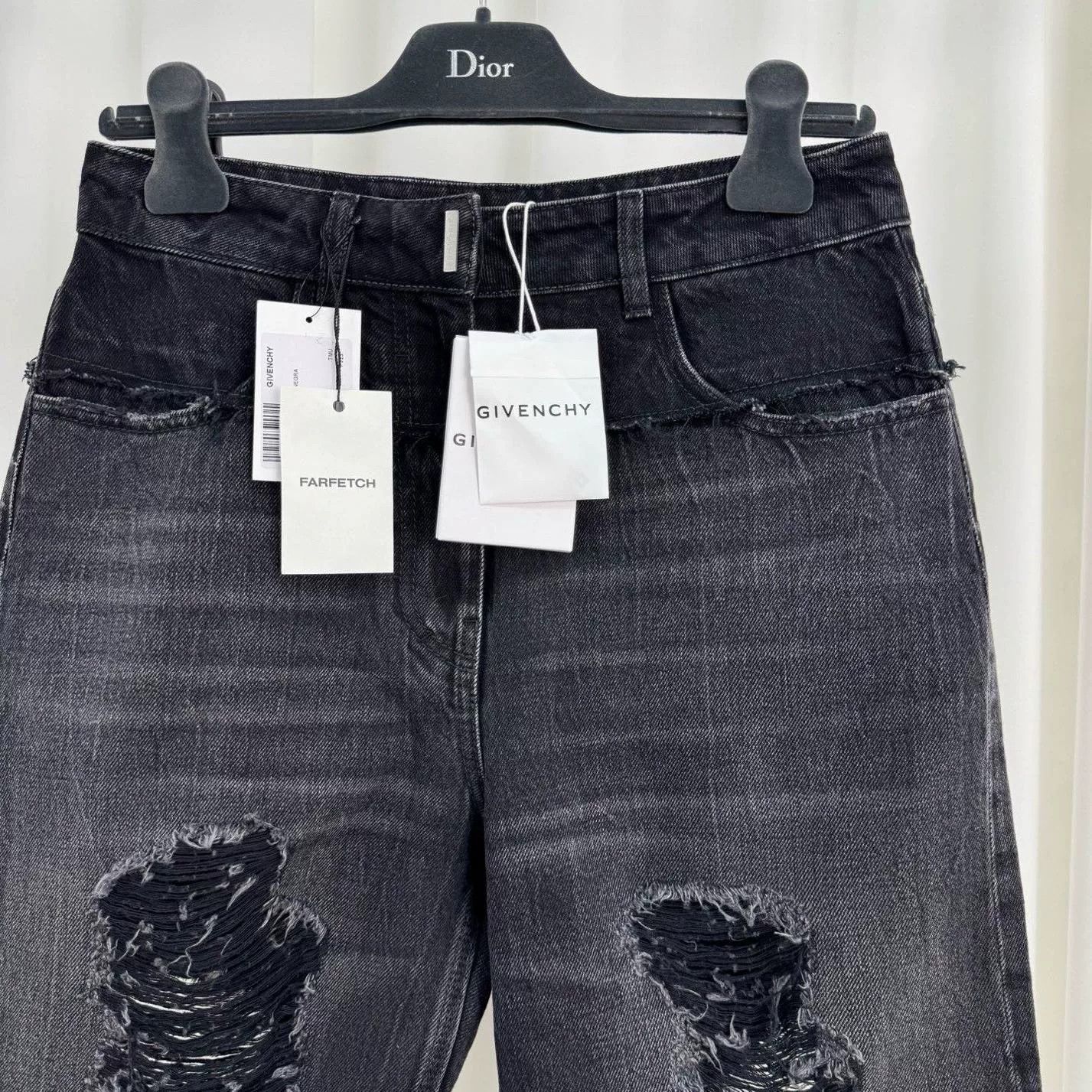 Givenchy Givenchy Distressed Denim Shorts Size US 36 / EU 52 - 3 Thumbnail
