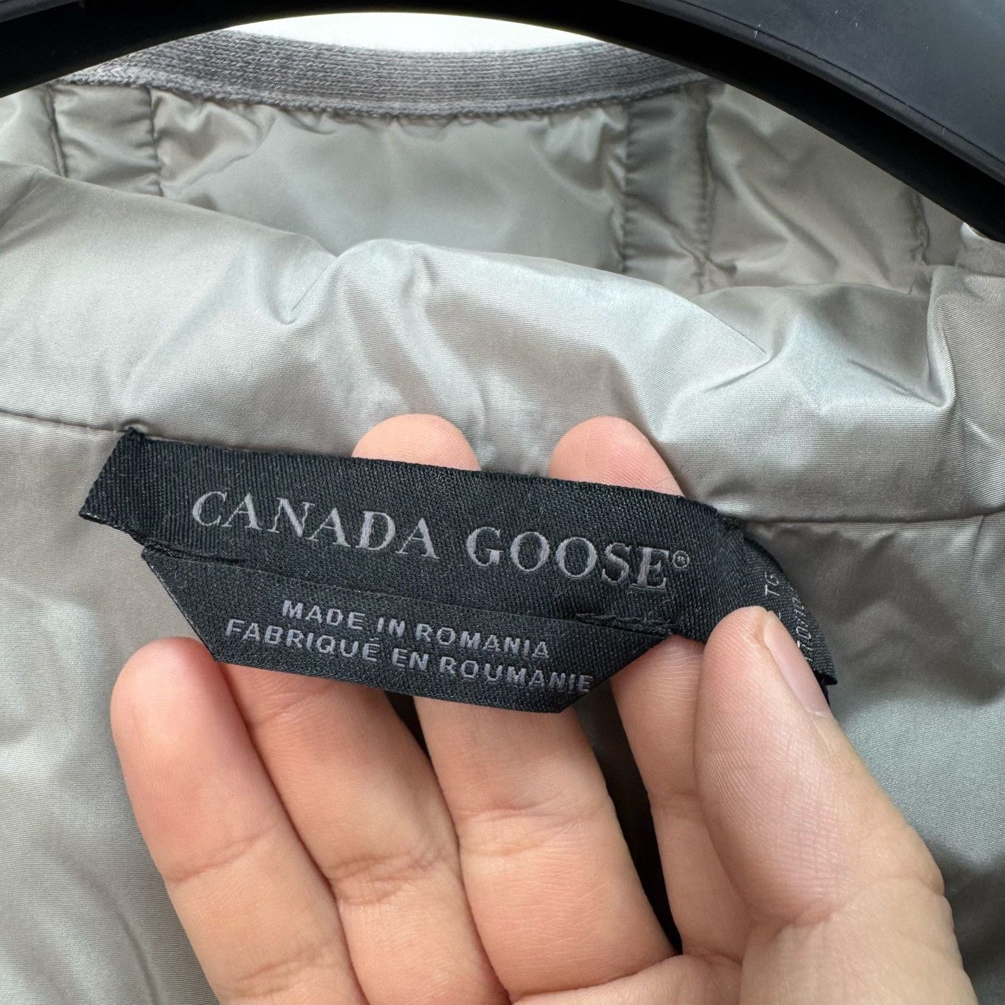 Canada Goose Canada Goose Gray Logo Down Jacket Size US XL / EU 56 / 4 - 5 Thumbnail