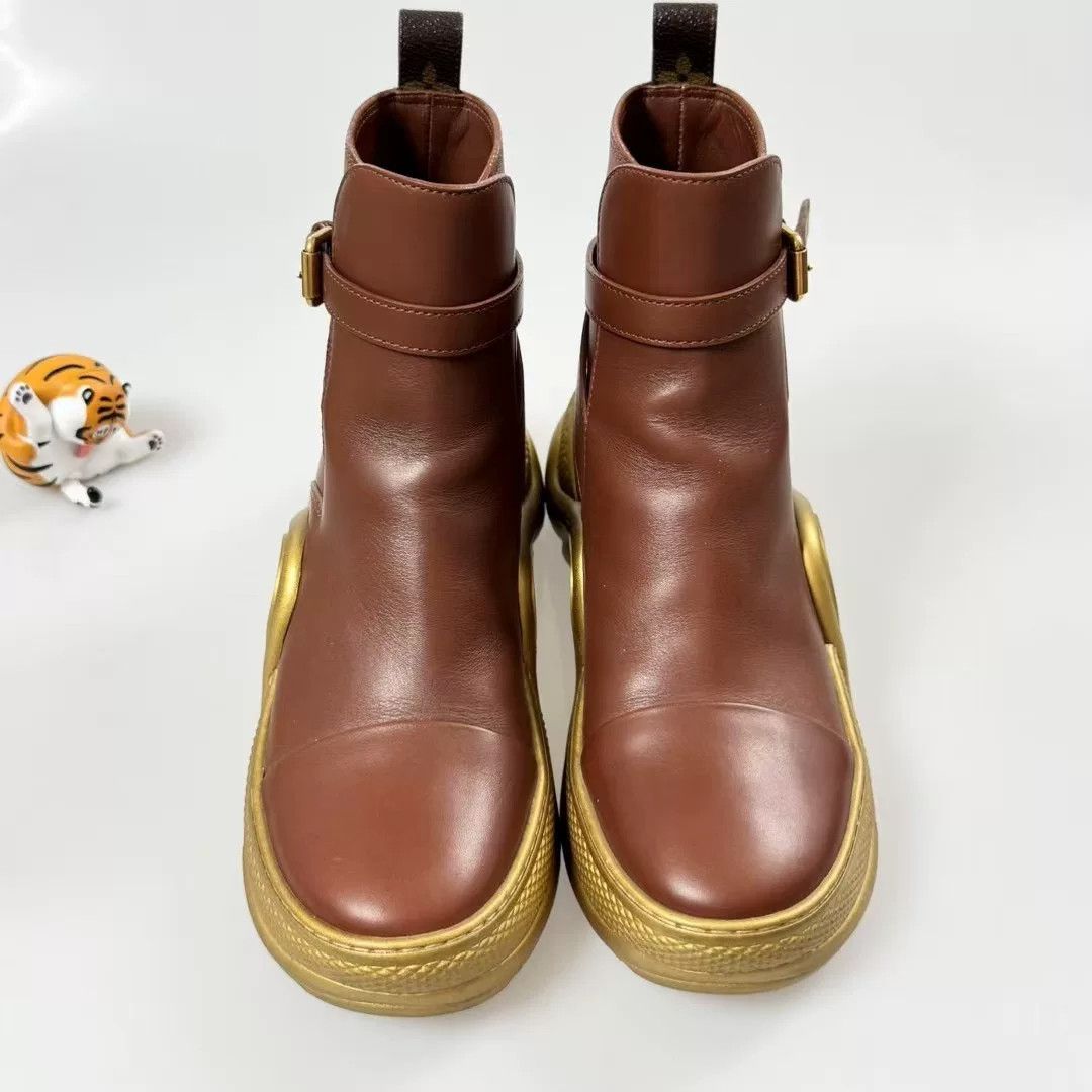 Louis Vuitton Louis Vuitton Archlight Monogram High-Top Boots Size US 5 / IT 35 - 4 Thumbnail
