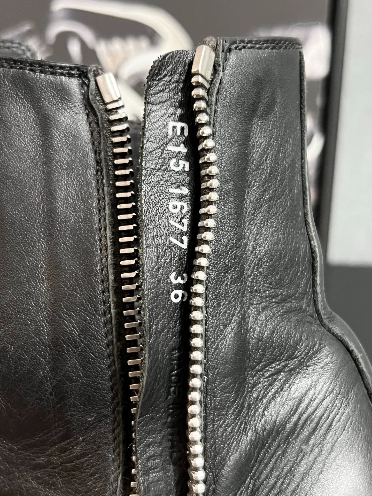 Rick Owens Rick Owens Leather High-Top Sneakers Size US 5 / IT 35 - 9 Thumbnail