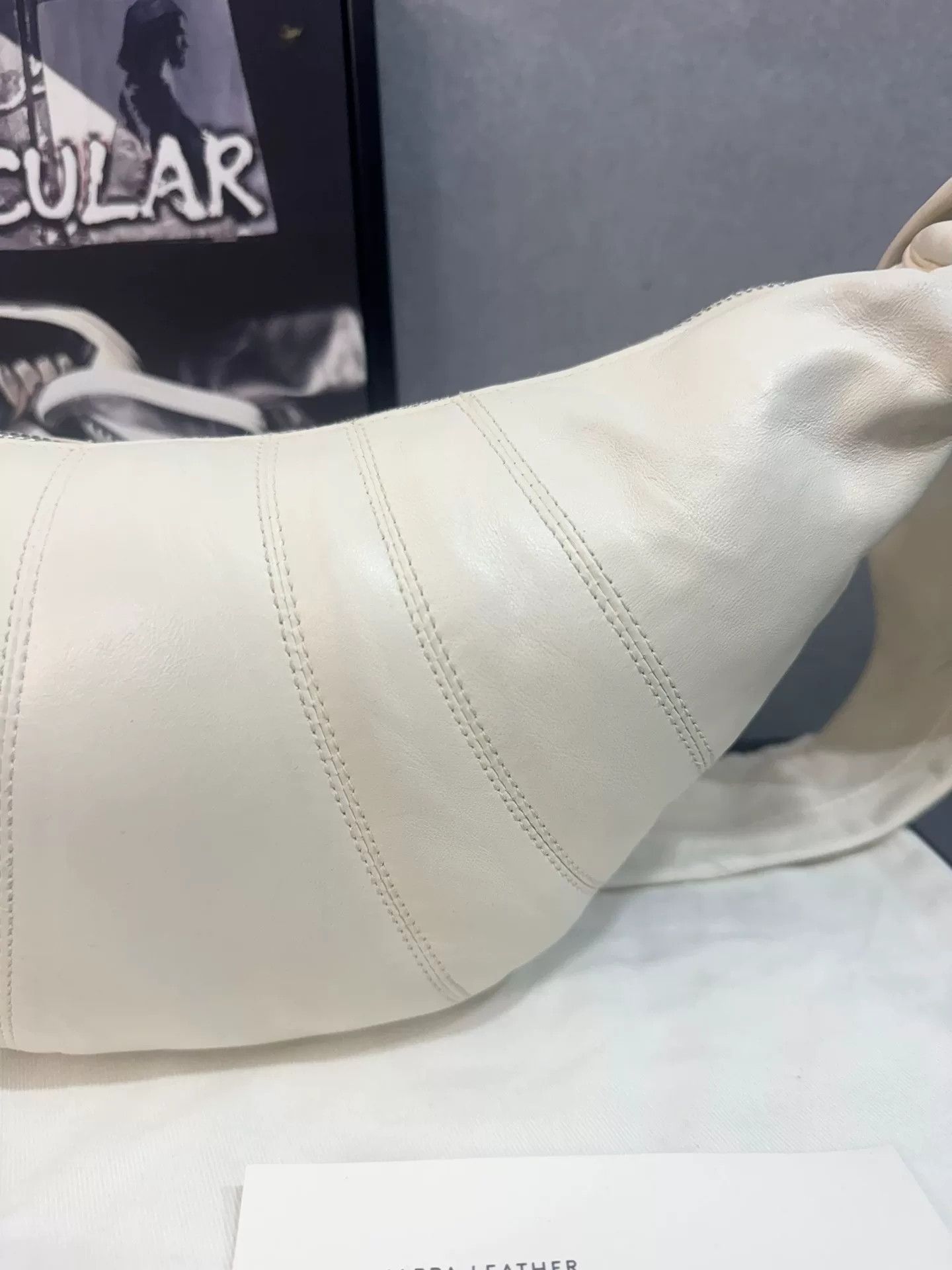 Lemaire Lemaire Small White Croissant Bag Size ONE SIZE - 6 Thumbnail