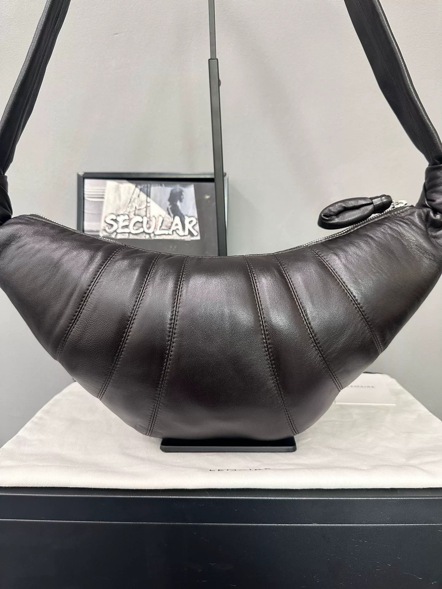 Lemaire Lemaire Medium Sheepskin Croissant Bag Size ONE SIZE - 2 Thumbnail