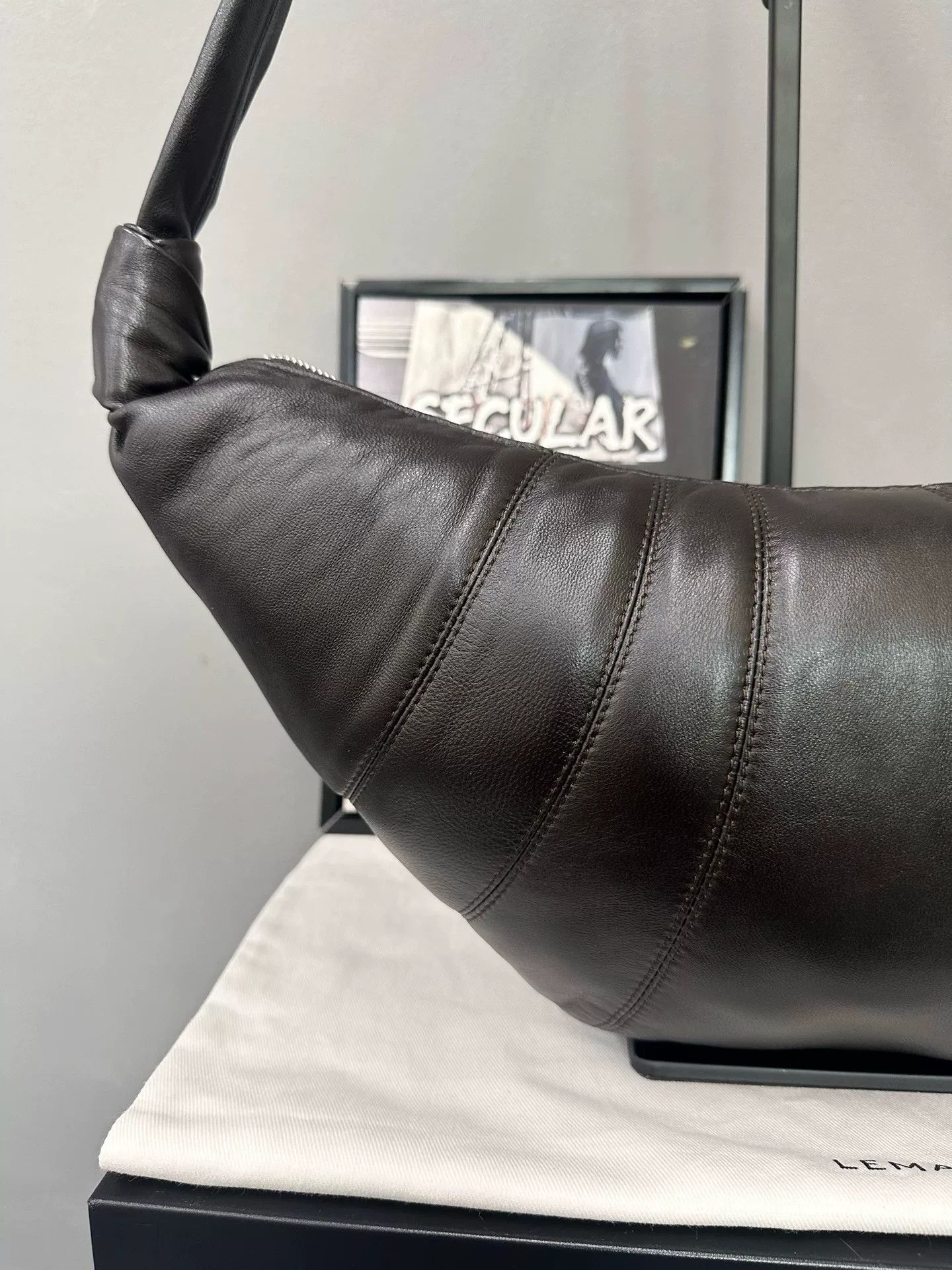 Lemaire Lemaire Medium Sheepskin Croissant Bag Size ONE SIZE - 5 Thumbnail